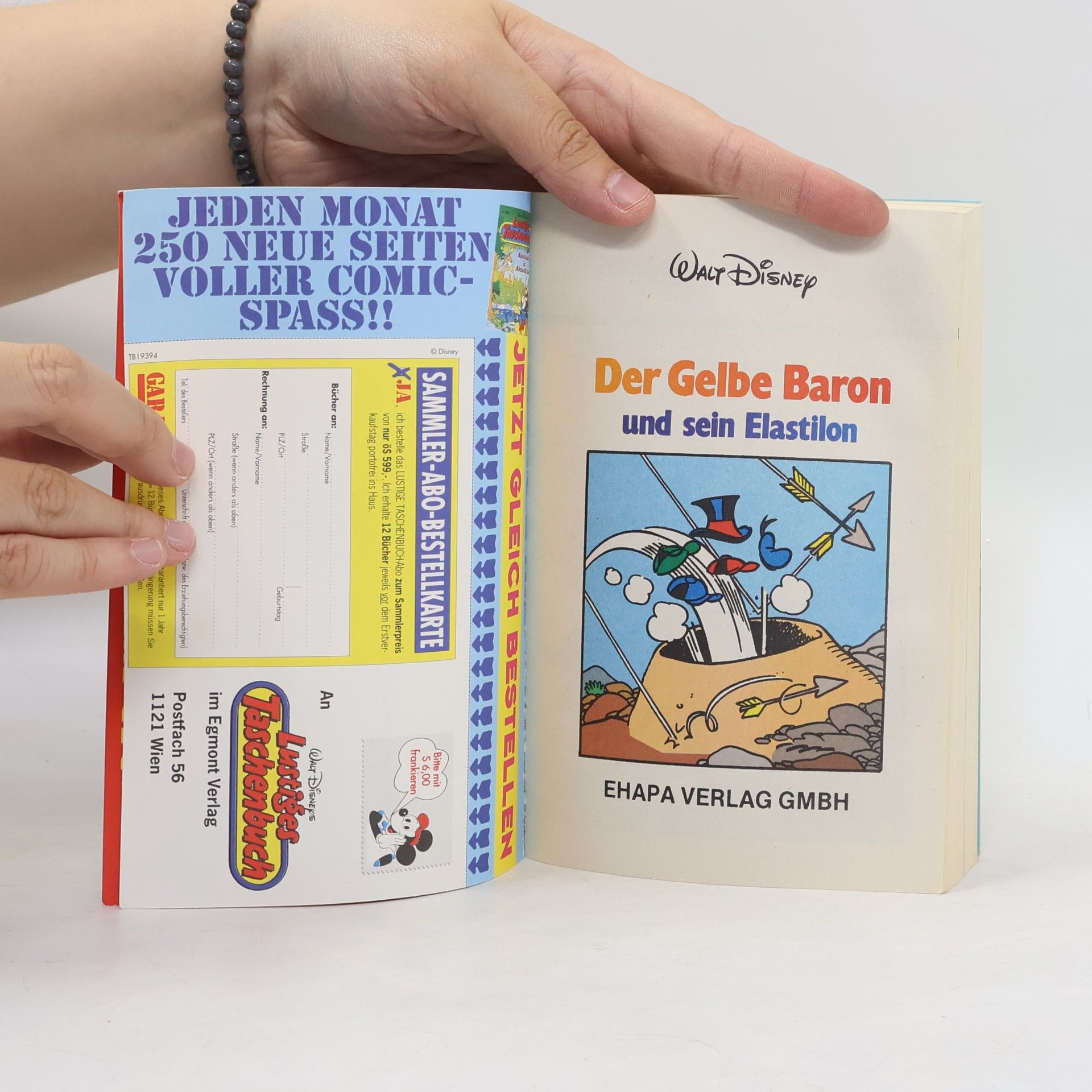Walt Disney Lustiges Taschenbuch 193. Der Gelbe Baron und sein Elastilon