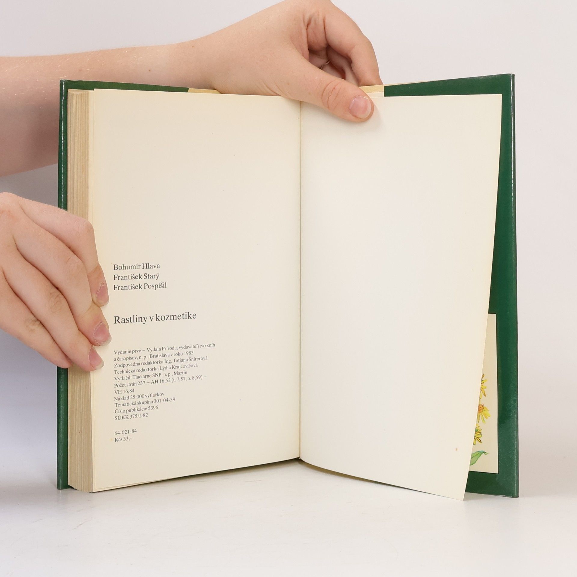 Bohumír Hlava Rastliny v kozmetike