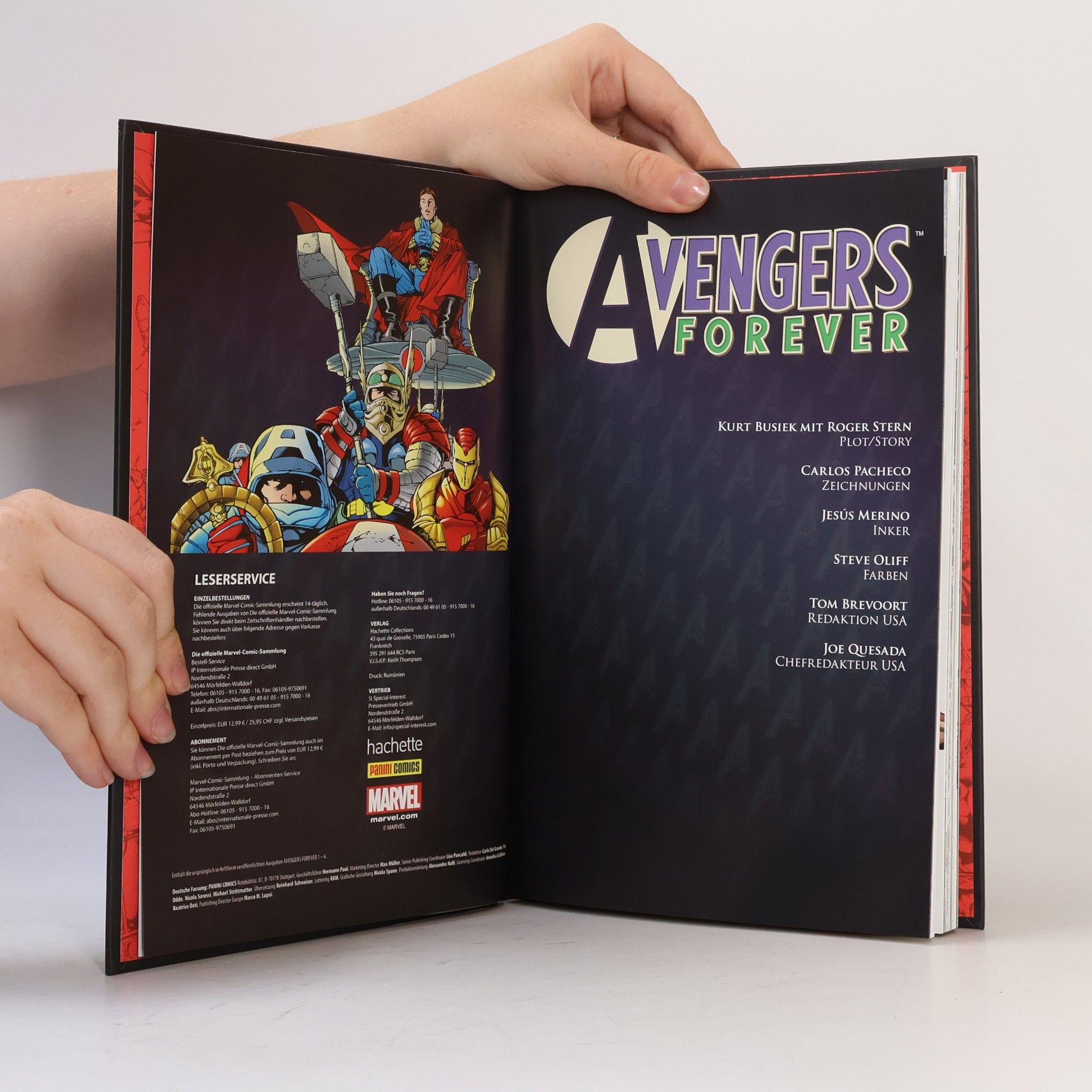 AA.VV. Die offizielle Marvel-Comic-Sammlung 14. Avengers Forever Teil 1