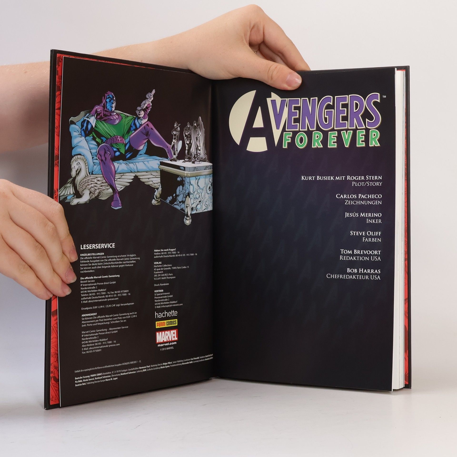 Kolektiv autorů Die offizielle Marvel-Comic-Sammlung 15. Avengers Forever Teil 2