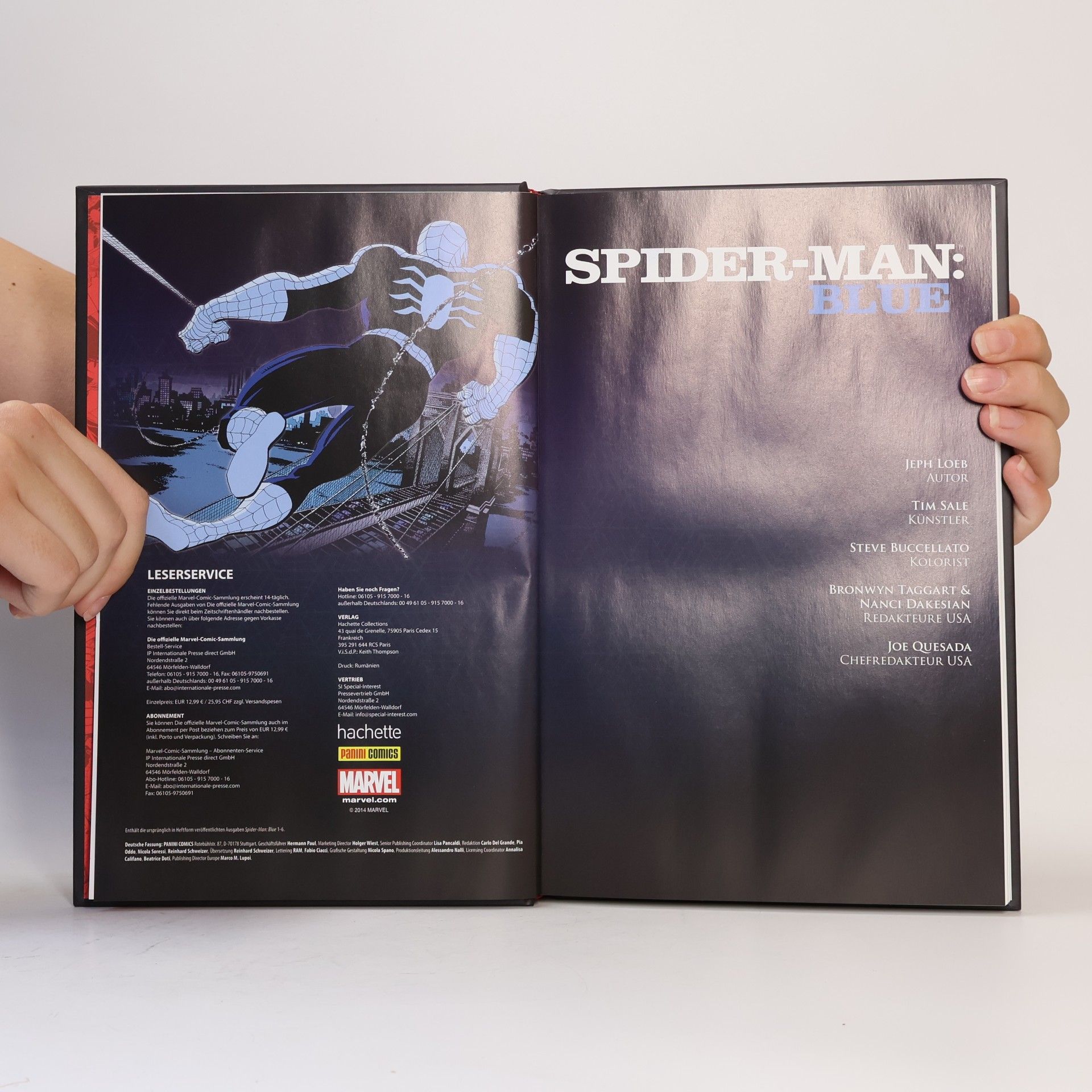 Jeph Loeb Die offizielle Marvel-Comic-Sammlung 25. Spider-Man: Blue