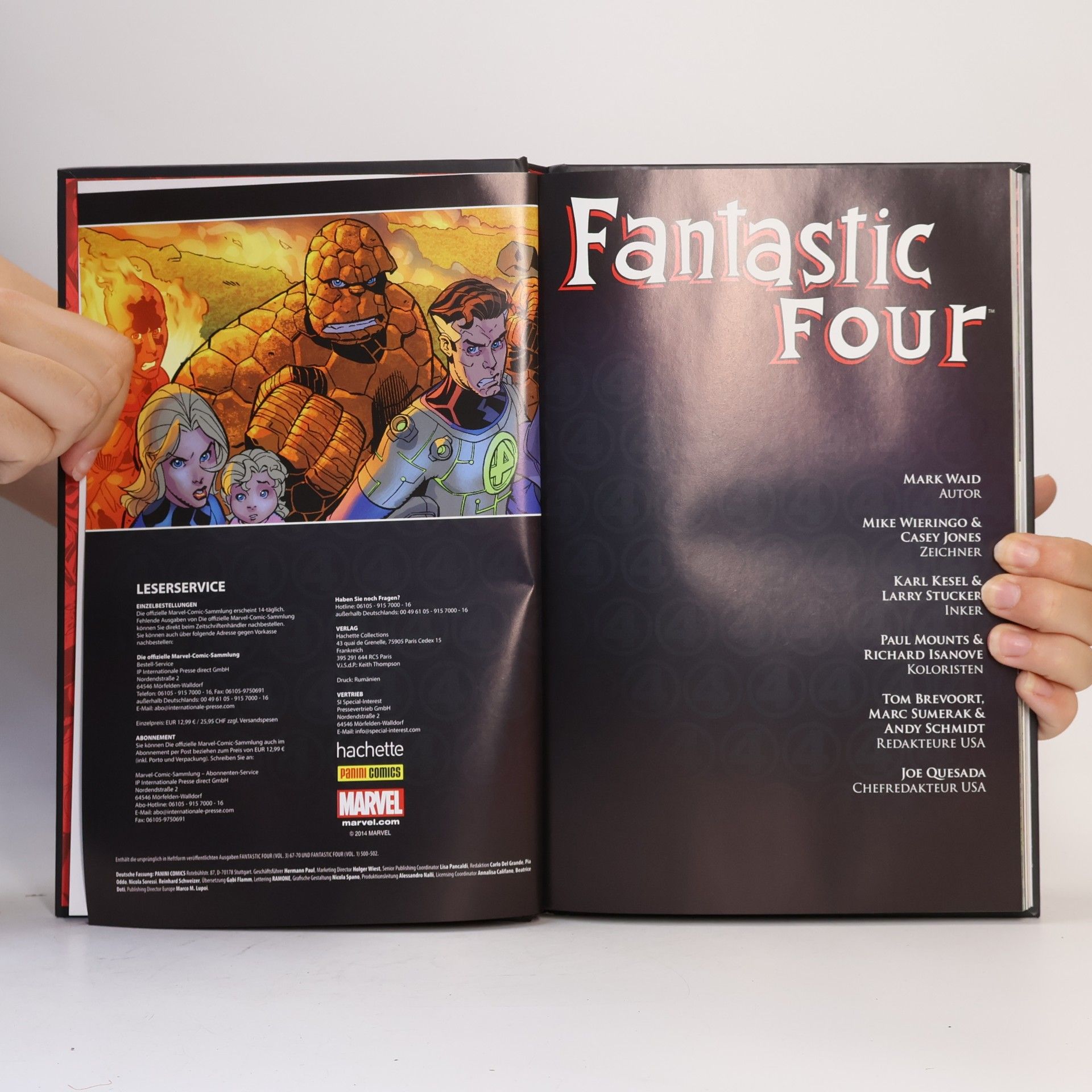 Mark Waid Die offizielle Marvel-Comic-Sammlung 30. Fantastic Four: Unfassbar