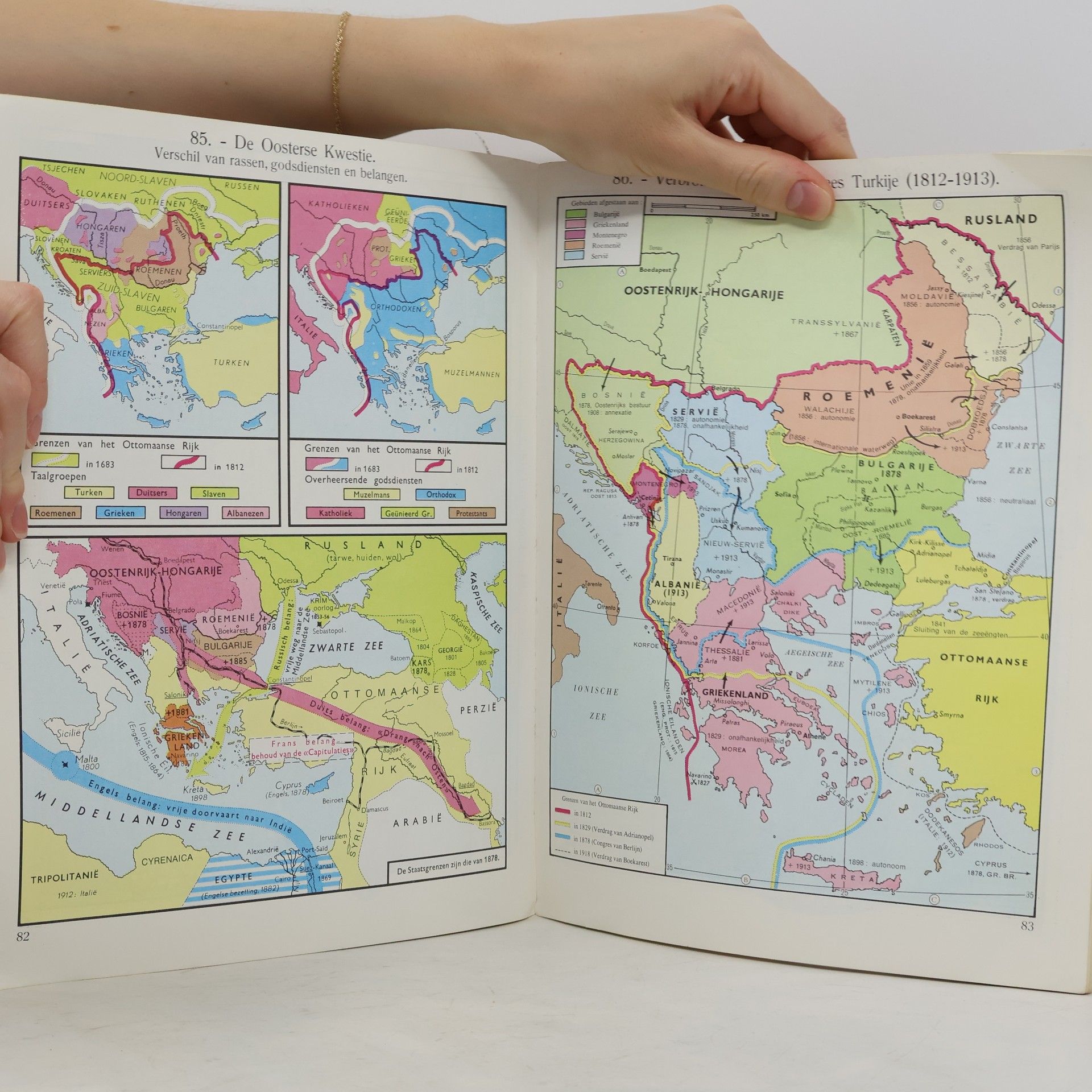 Collectif d'auteurs Atlas der Algemene Geschiedenis en der Belgische Geschiedenis