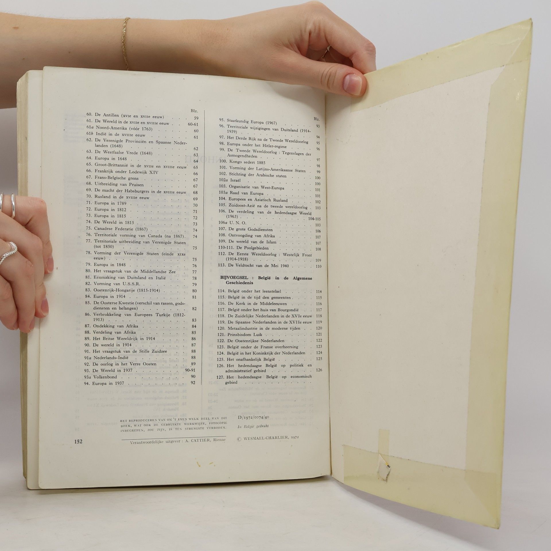 Collectif d'auteurs Atlas der Algemene Geschiedenis en der Belgische Geschiedenis