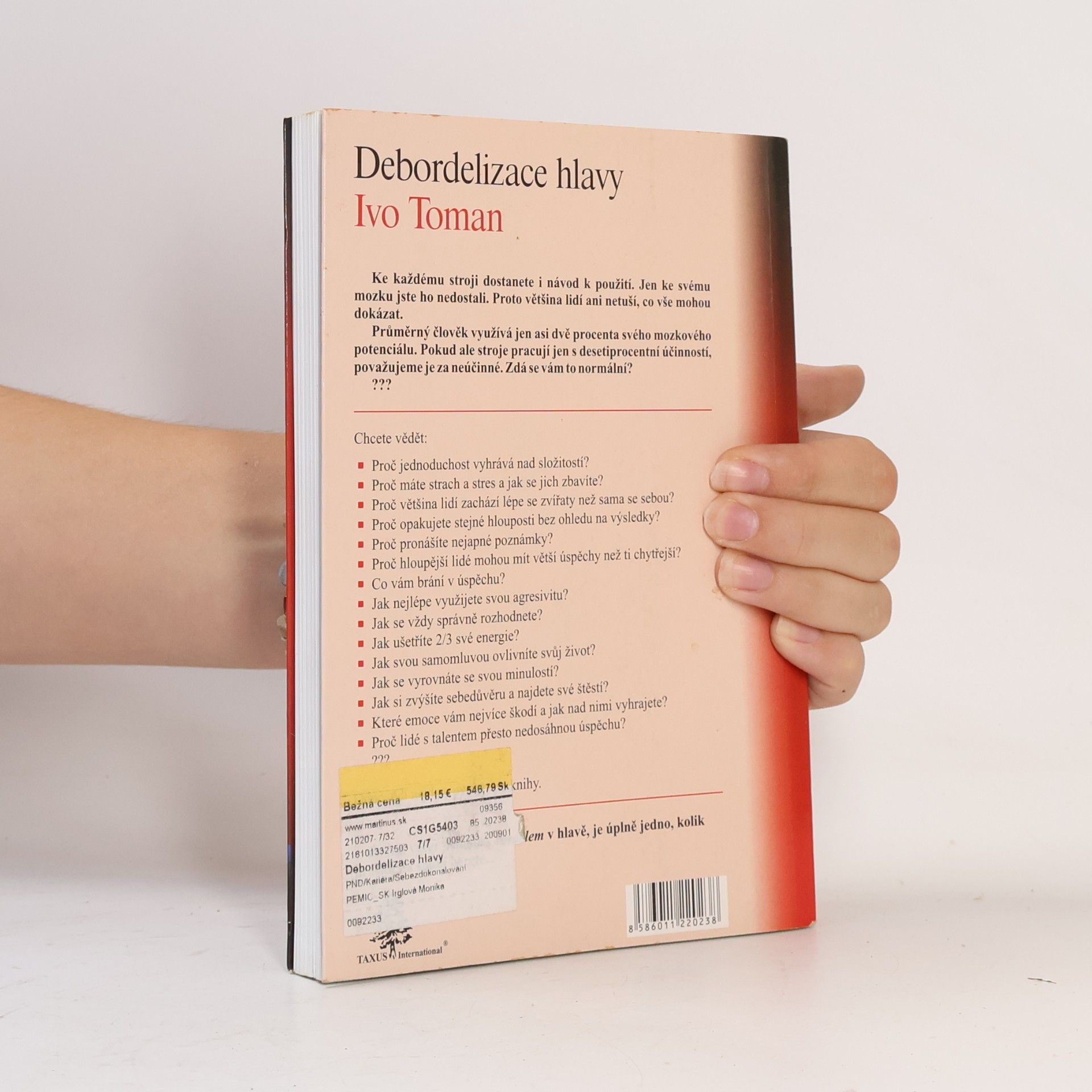 Ivo Toman Debordelizace hlavy