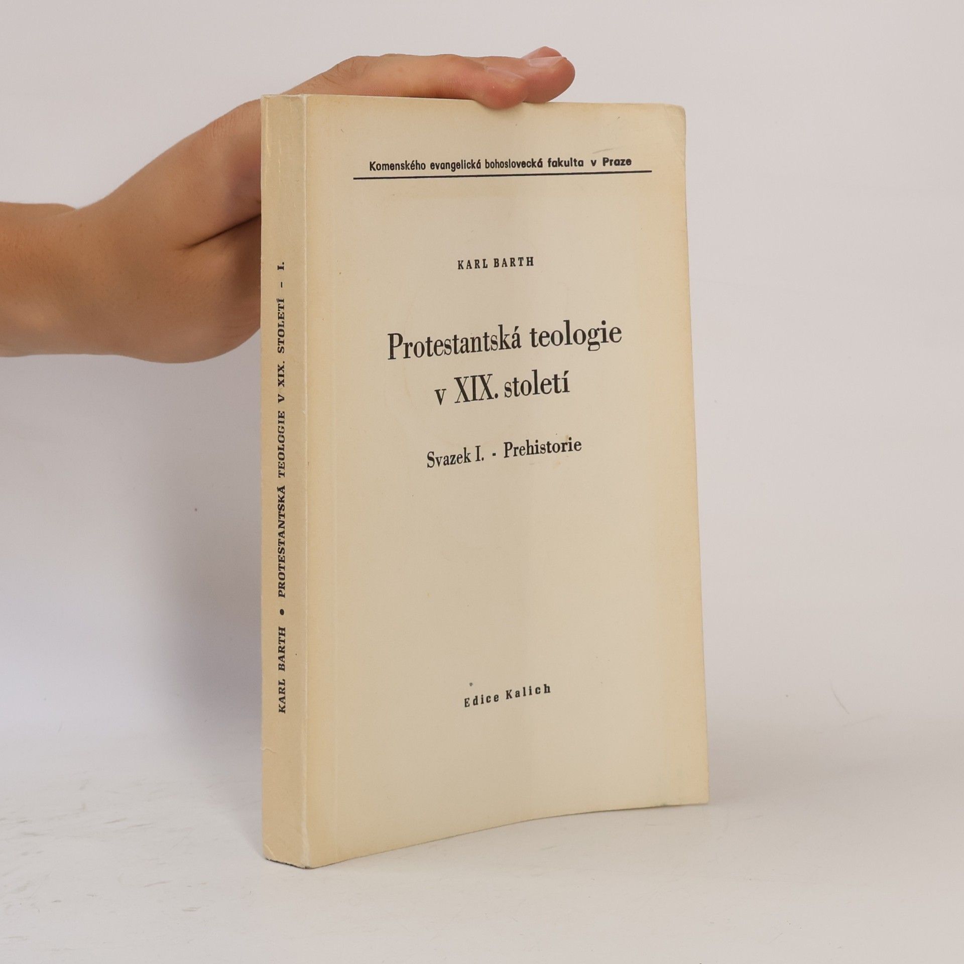 AA.VV. Protestantská teologie v XIX. století. Svazek I. Prehistorie