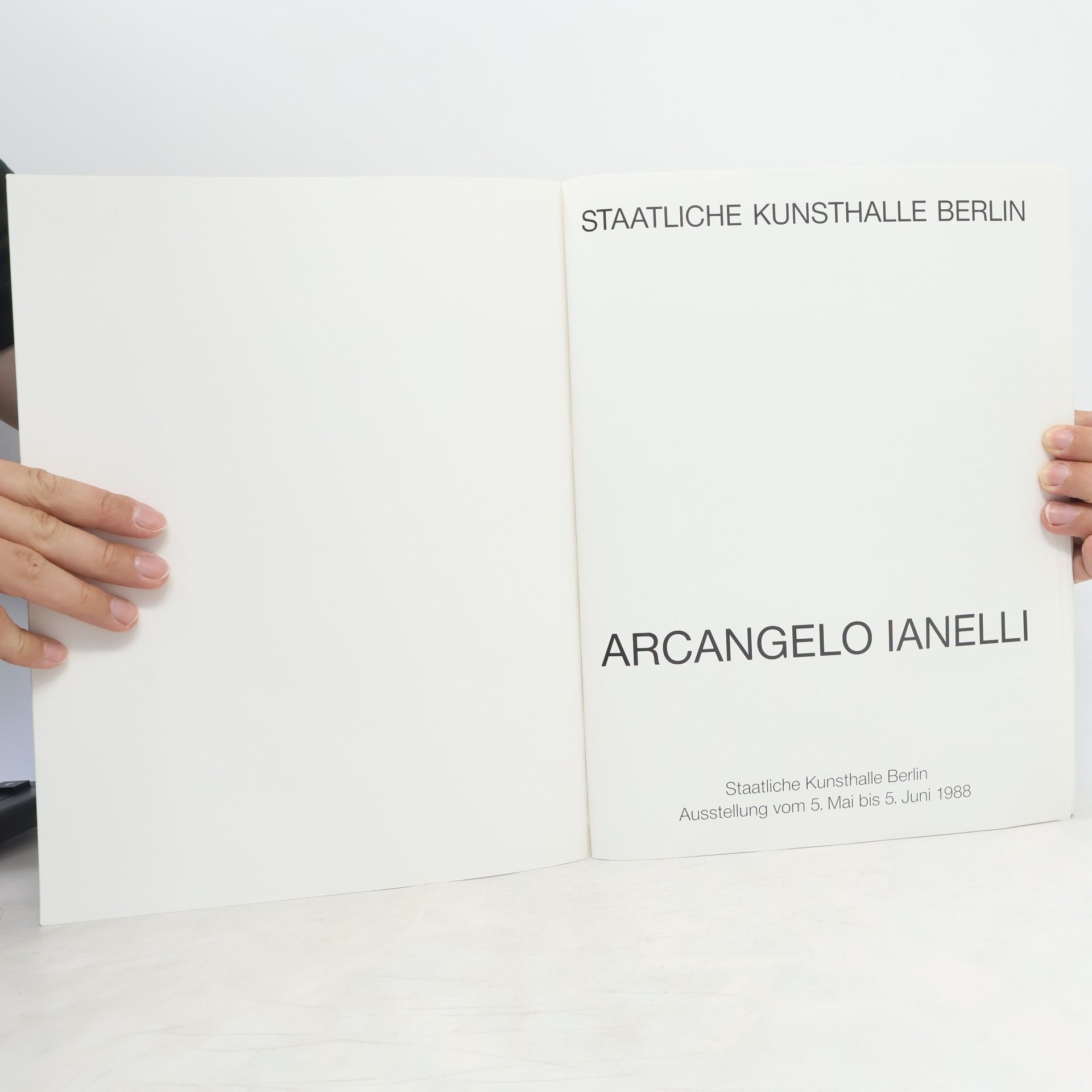 Arcangelo Ianelli Staatliche Kunsthalle Berlin