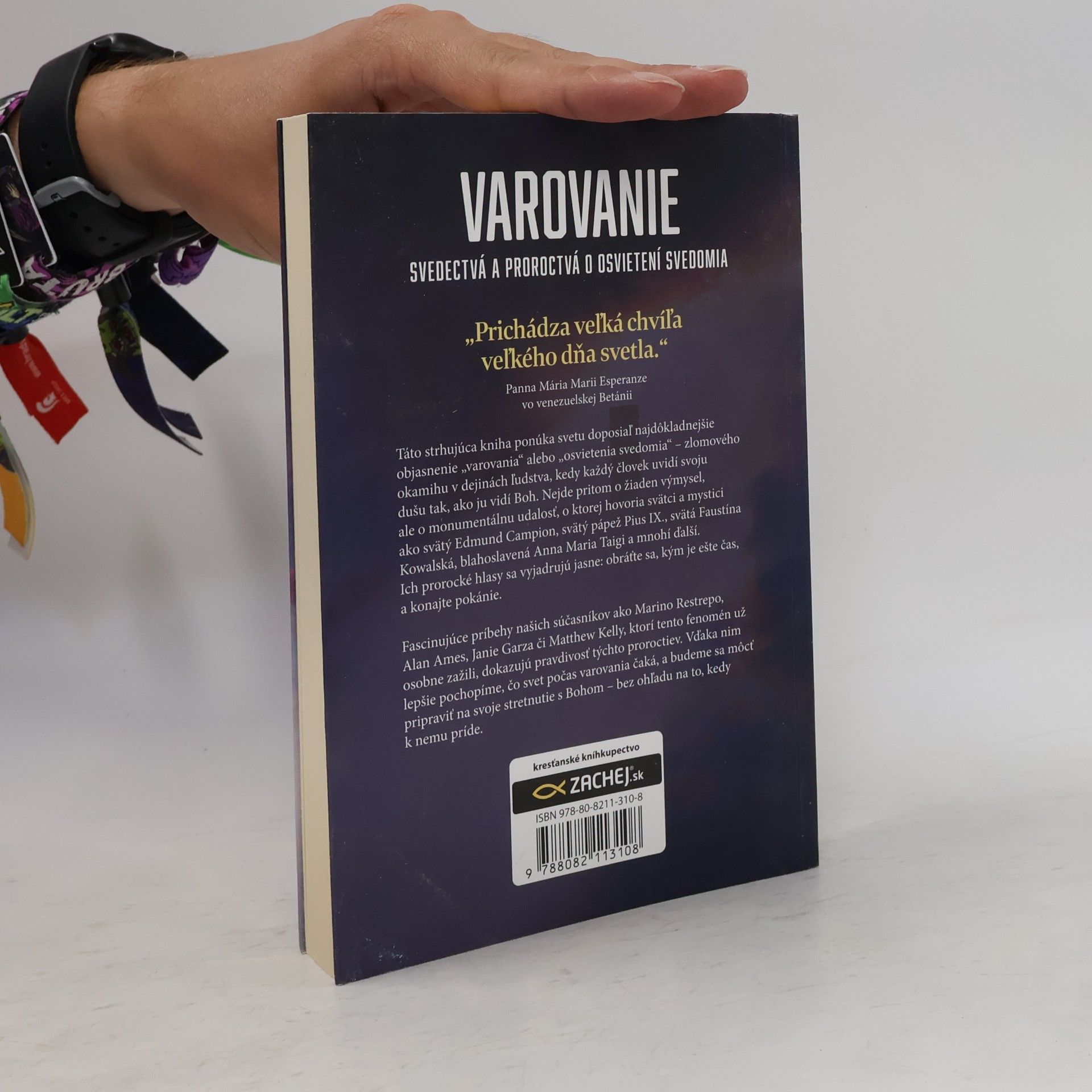 Christine Watkins Varovanie : svedectvá a proroctvá o osvietení svedomia