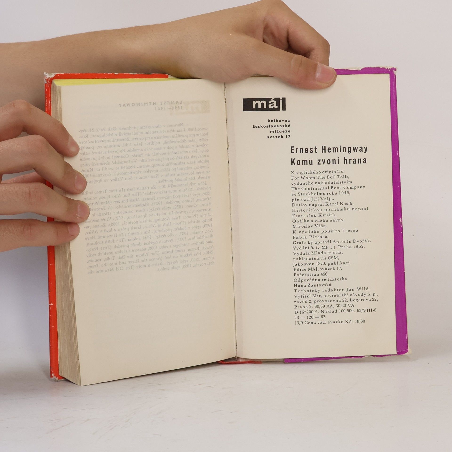 Ernest Hemingway Komu zvoní hrana