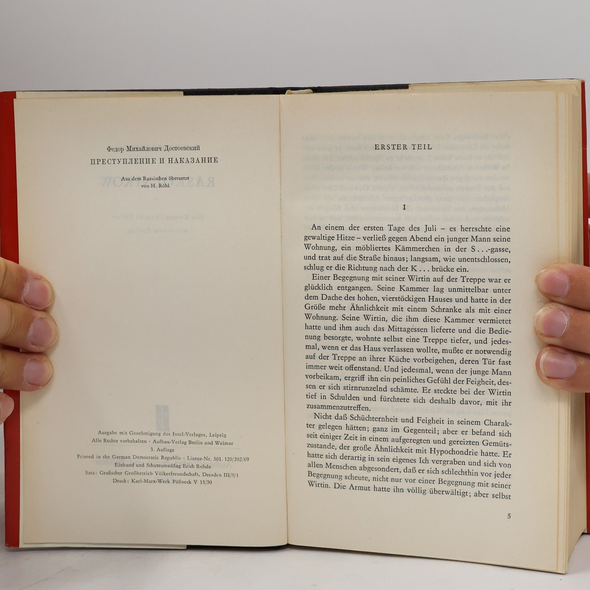Fjodor Michailowitsch Dostojewski Raskolnikow