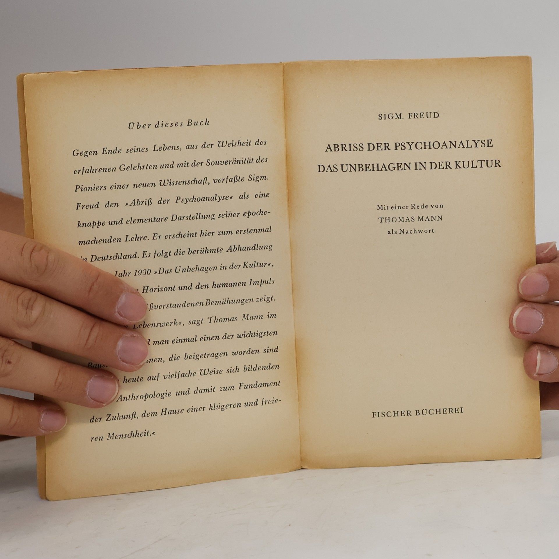 Sigmund Freud Abriß der Psychoanalyse Das Unbehagen in der Kultur