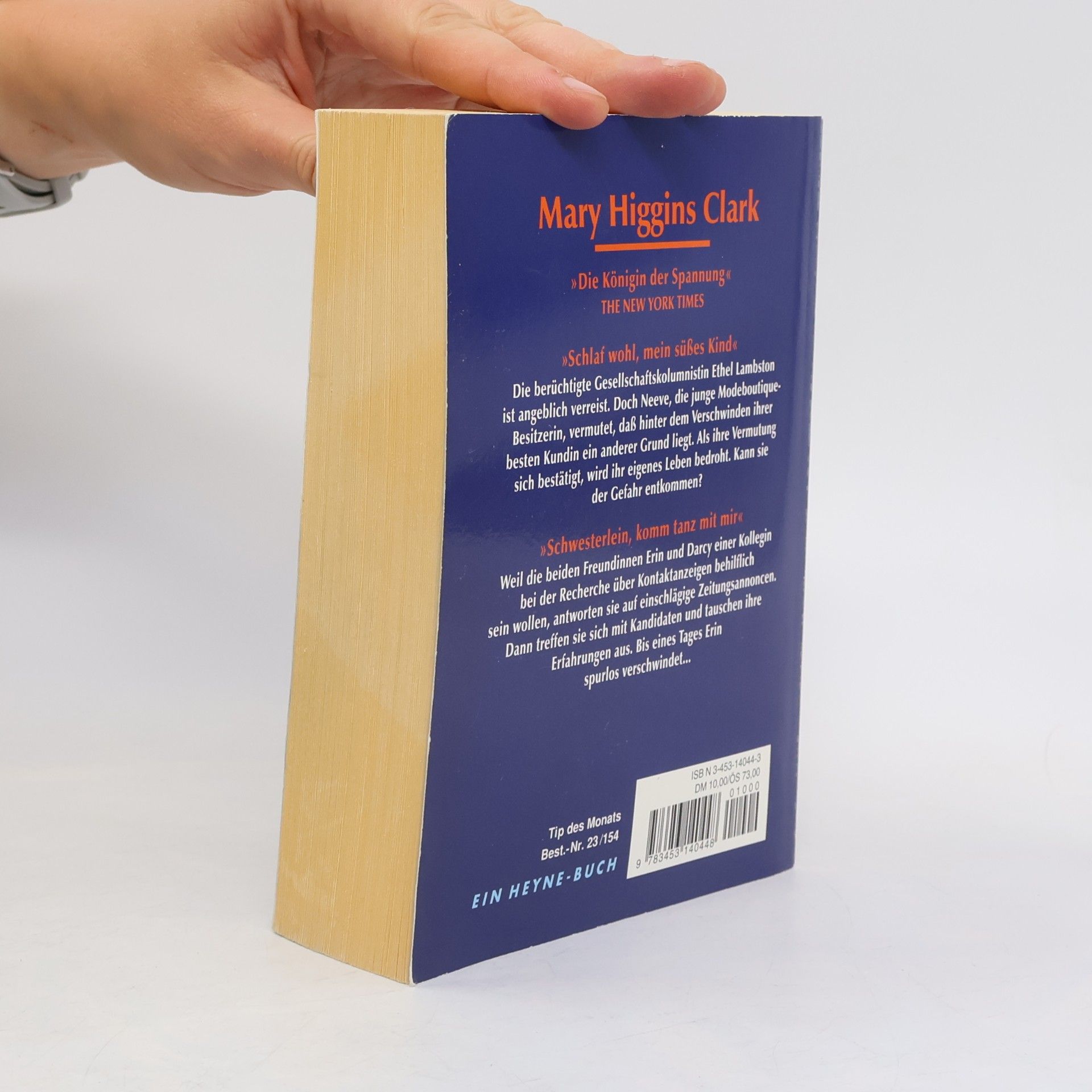 Mary Higgins Clark Schlaf wohl, mein süßes Kind. Schwesterlein, komm tanz mit mir.