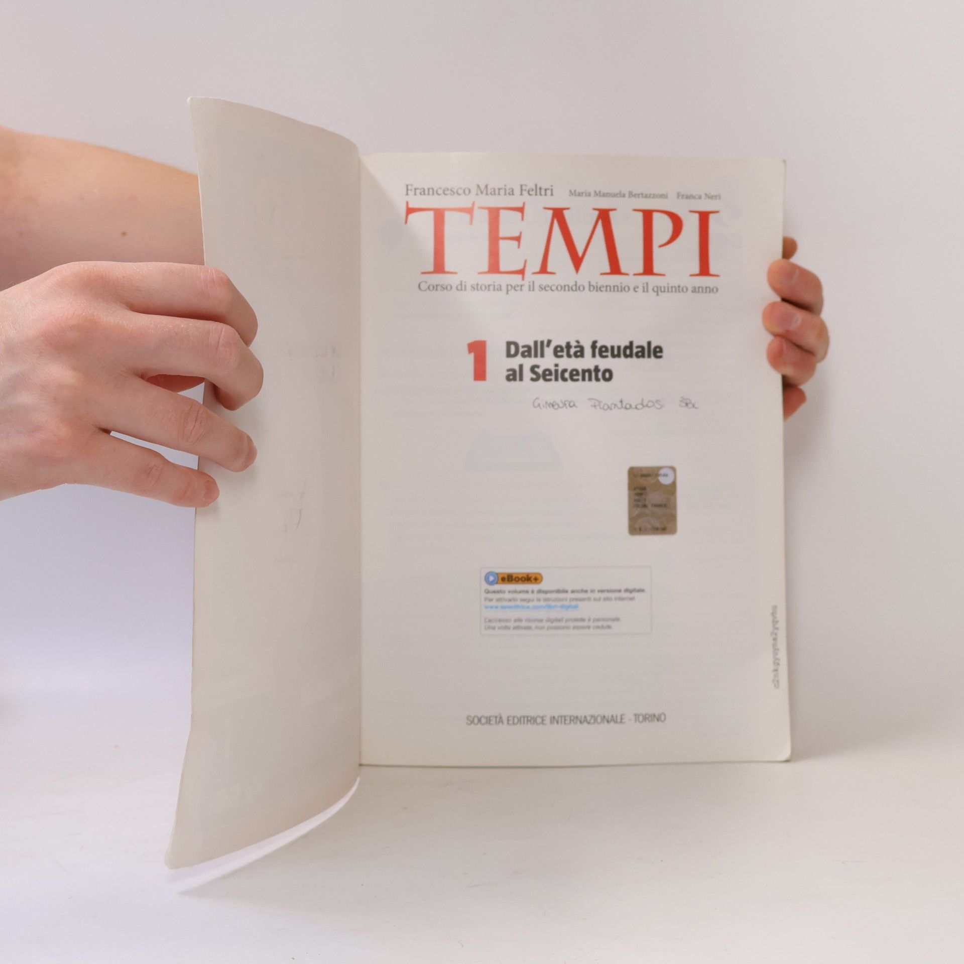 Francesco M. Feltri Tempi. Per le Scuole superiori
