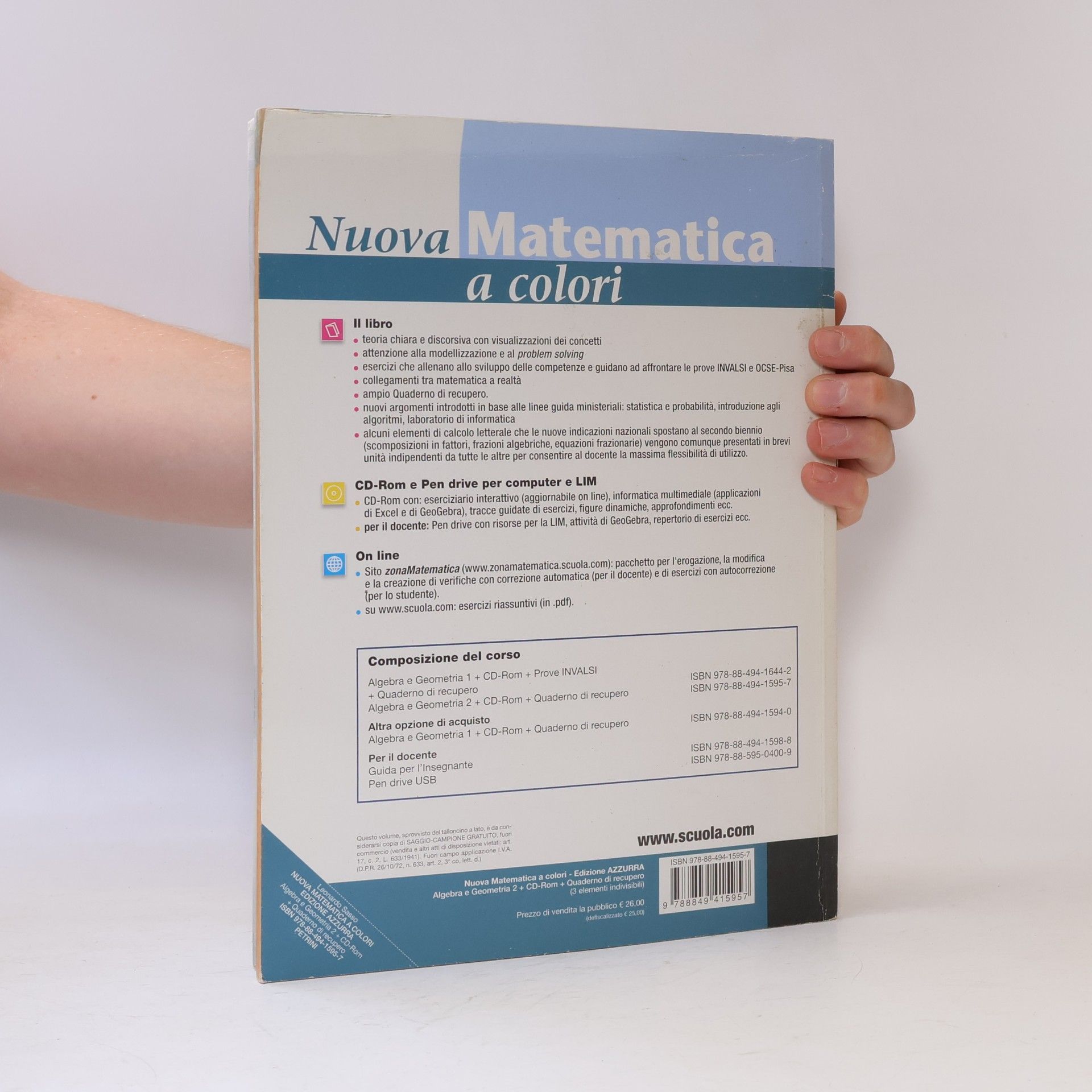Leonardo Sasso Nuova matematica a colori