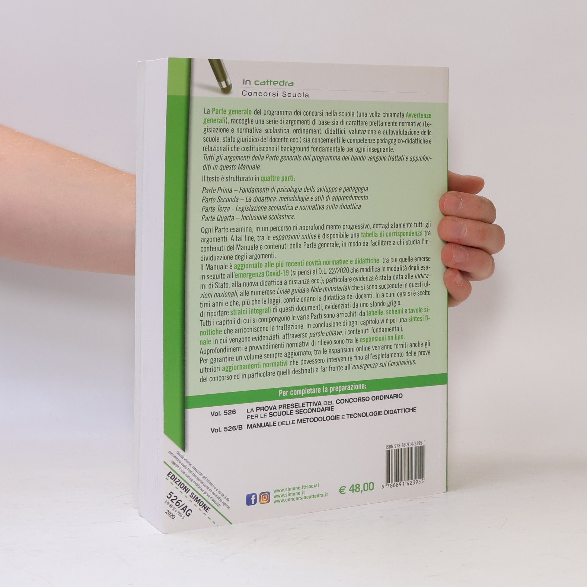 AA.VV. Concorso Scuola Parte Generale (Avvertenze GENERALI) - Manuale Completo (In cattedra)