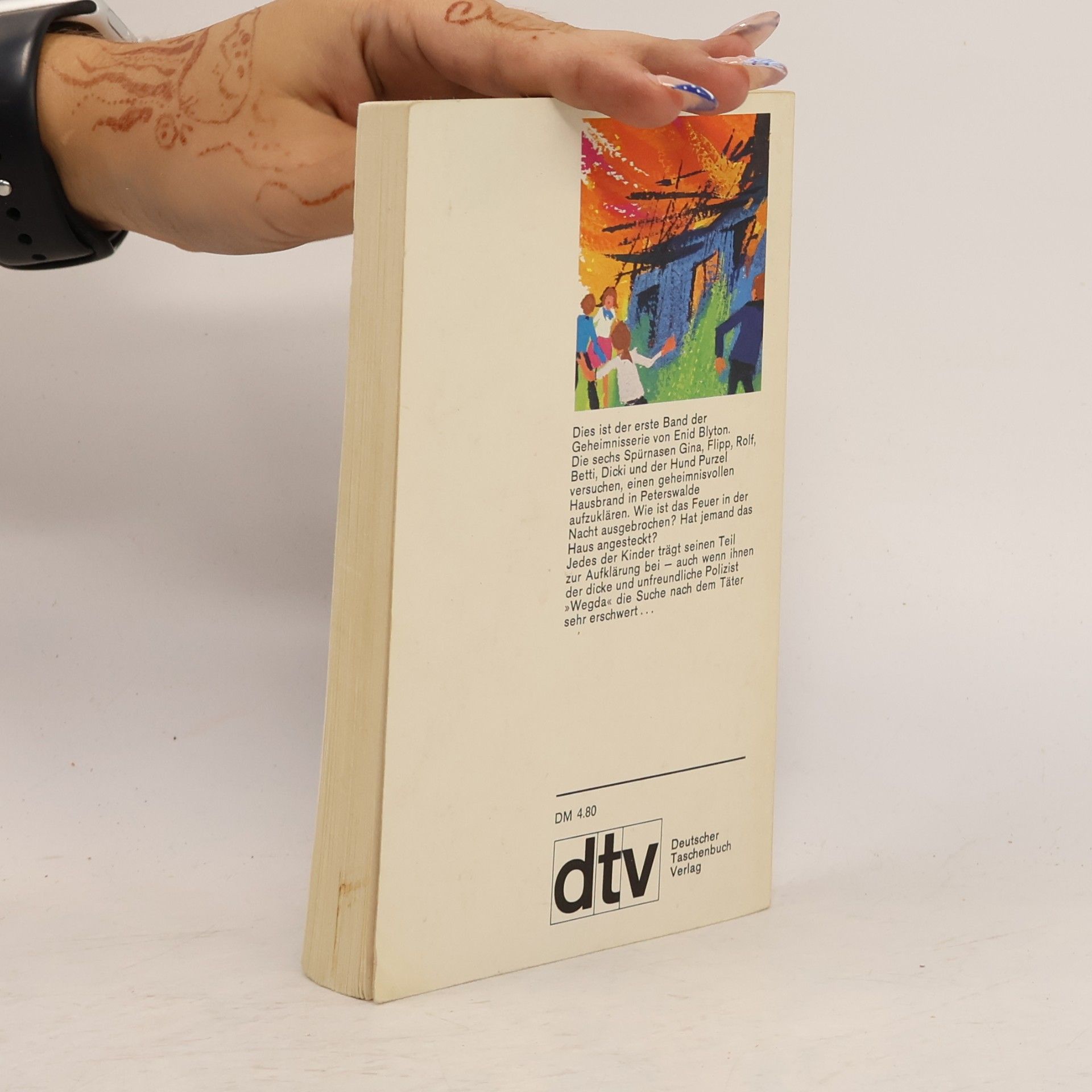 Enid Blyton Geheimnis um einen nächtlichen Brand