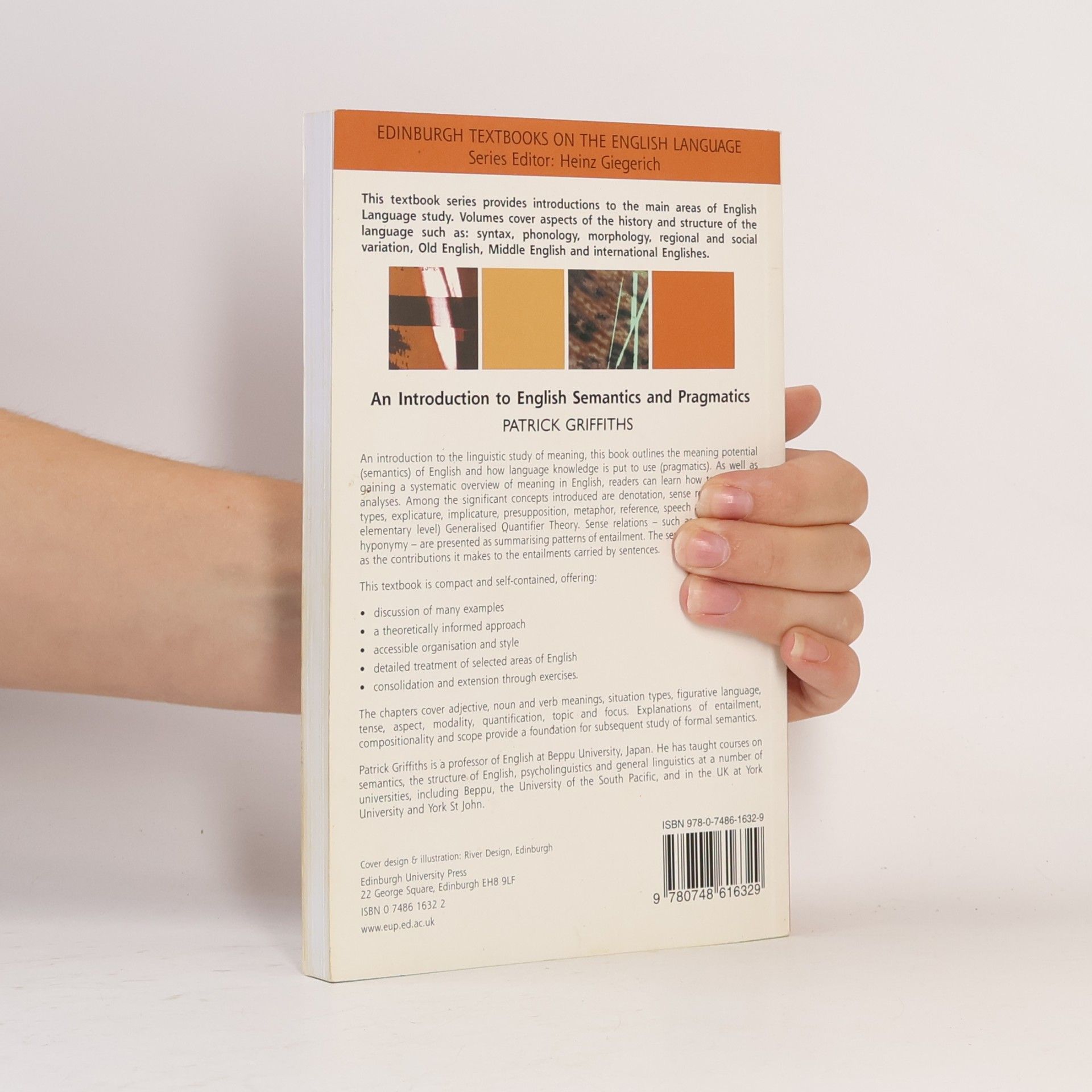 Patrick Griffiths Edinburgh Textbooks on the English Language: An Introduction to English Semantics and Pragmatics