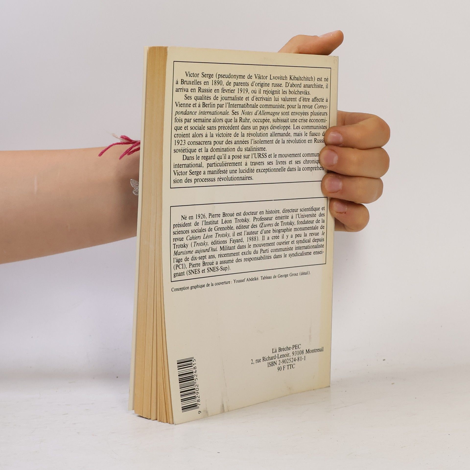 Victor Serge Notes d'Allemagne