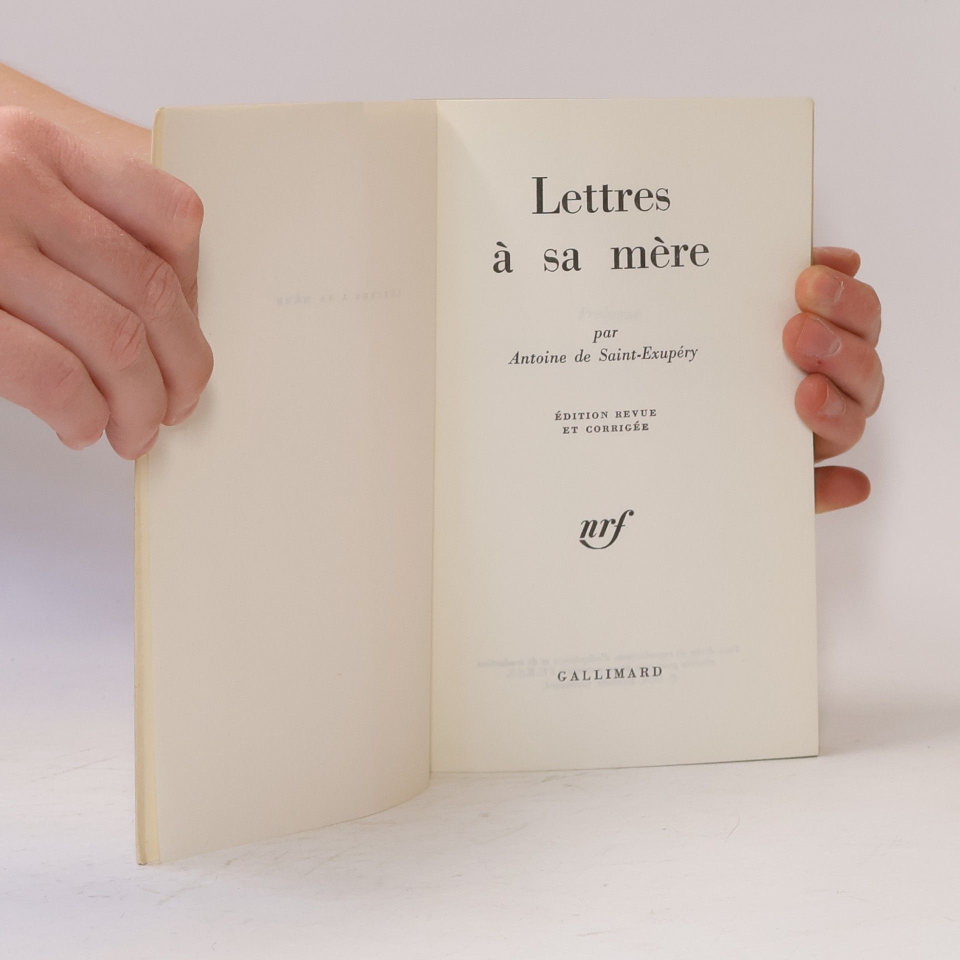 Antoine de Saint-Exupéry Lettres à sa mère