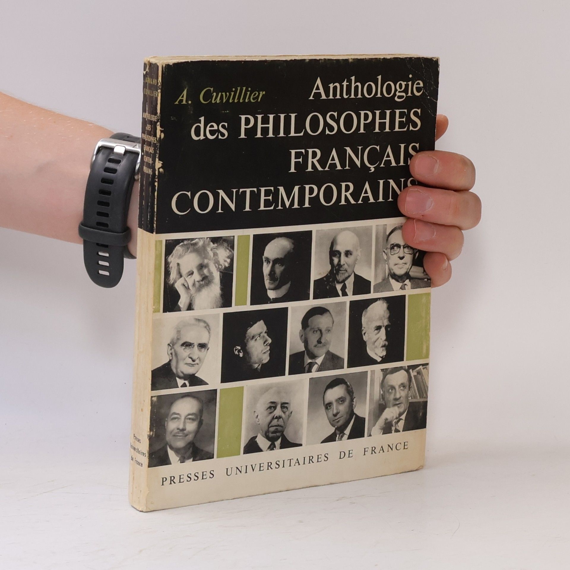 Armand Cuvillier Anthologie des philosophes francais contemporains