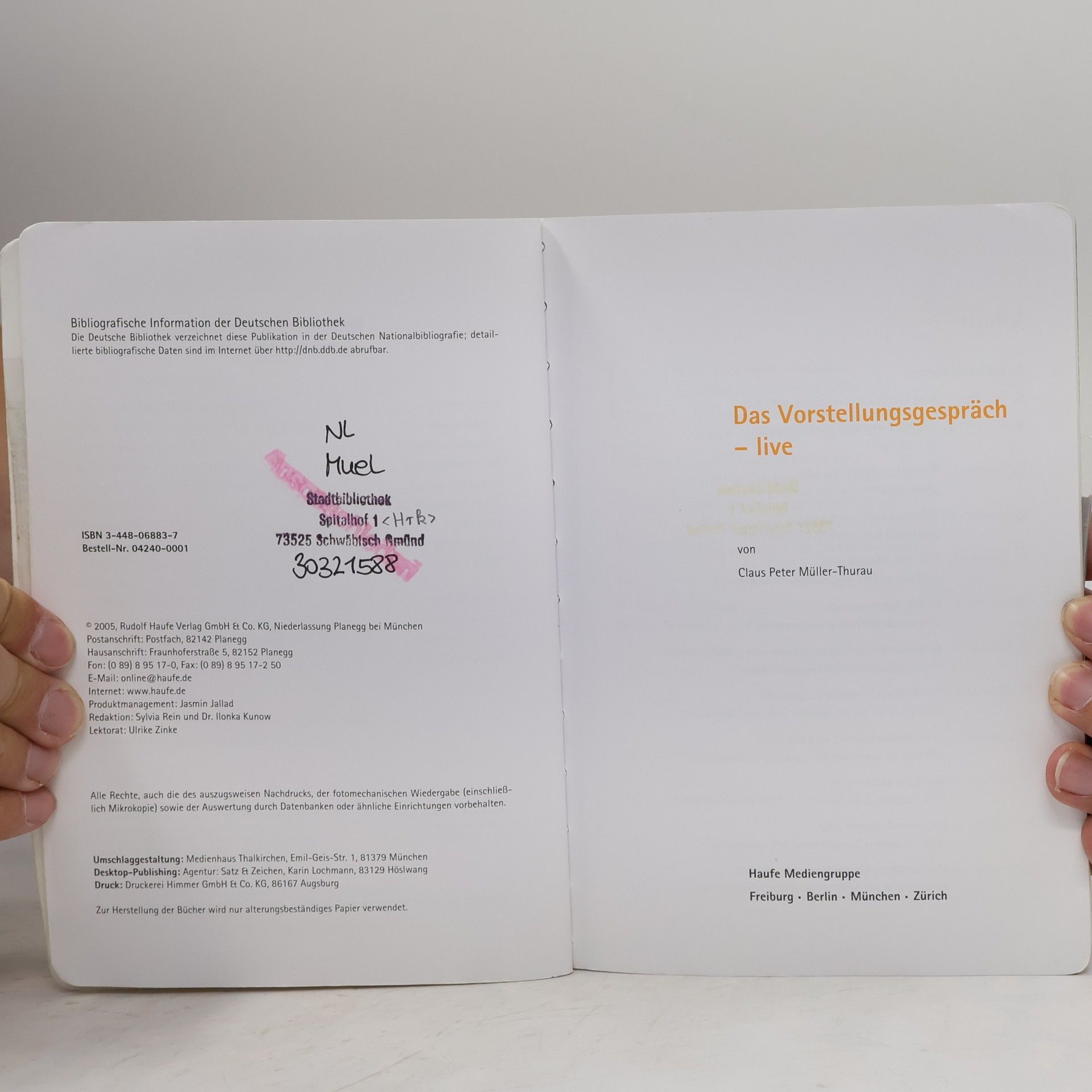 Unknown Author Das Vorstellungsgespräch live. Buch mit CD