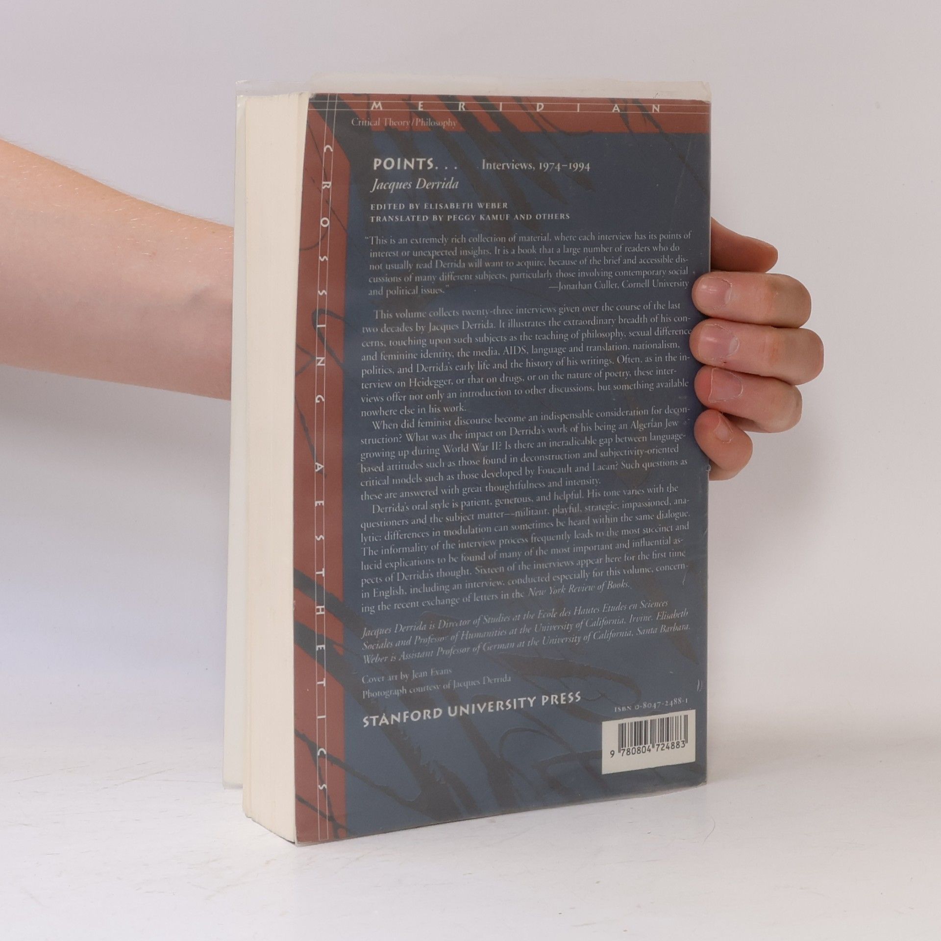 Jacques Derrida Meridian: Crossing Aesthetics: Points...