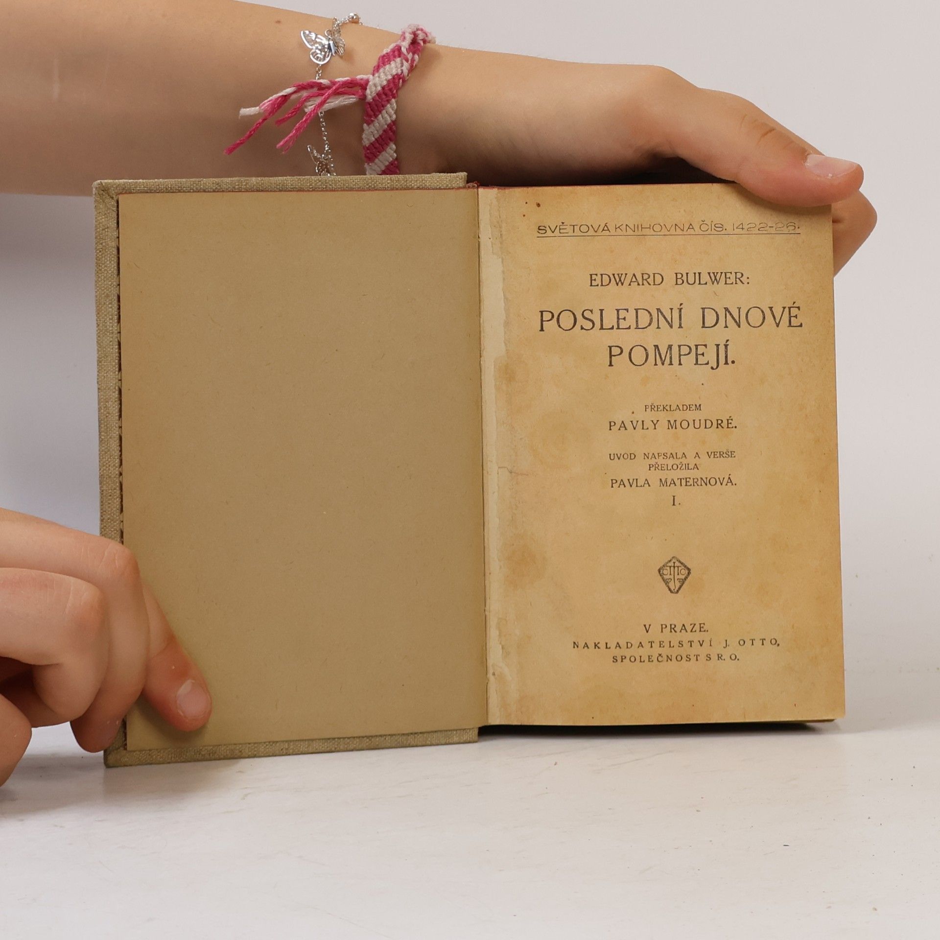 Edward Bulwer-Lytton Poslední dnové Pompeji I.