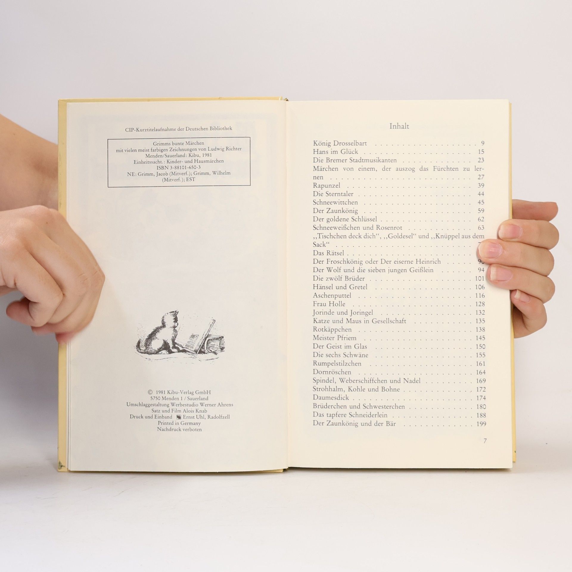 Jacob Grimm Grimms bunte Märchen