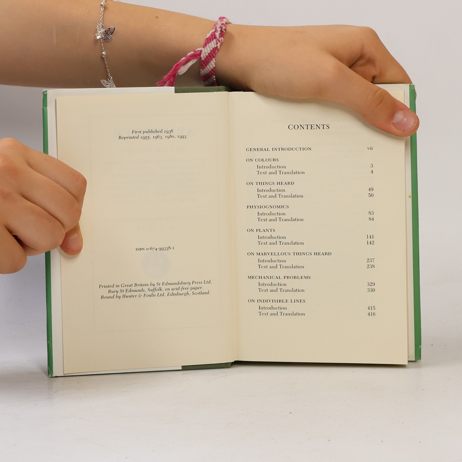 Aristotle Loeb Classical Library - 14: Minor Works