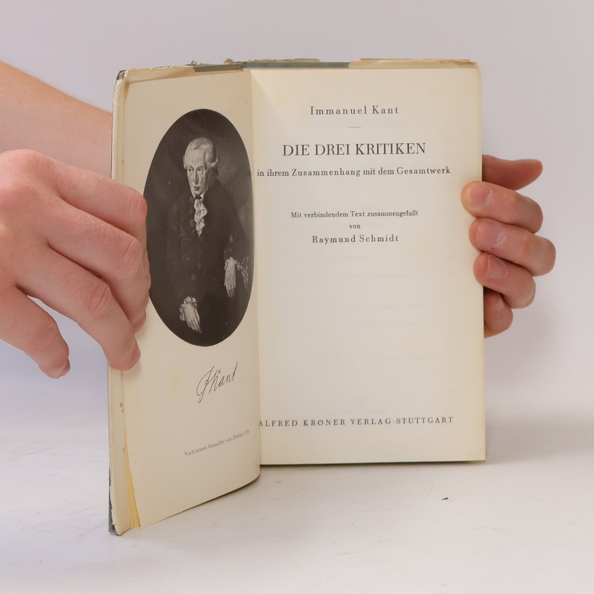Immanuel Kant Die drei Kritiken