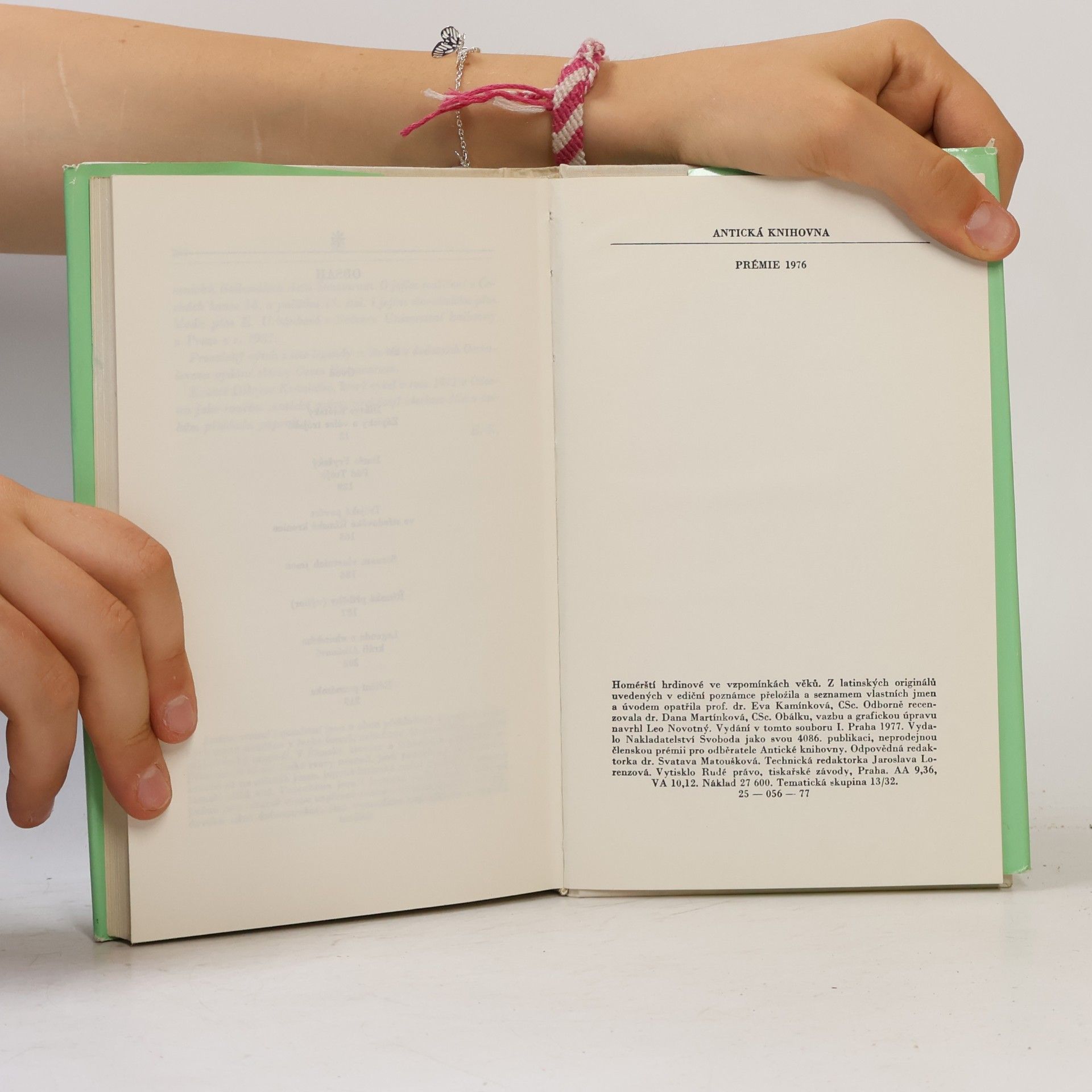 Various authors Homérští hrdinové ve vzpomínkách věků