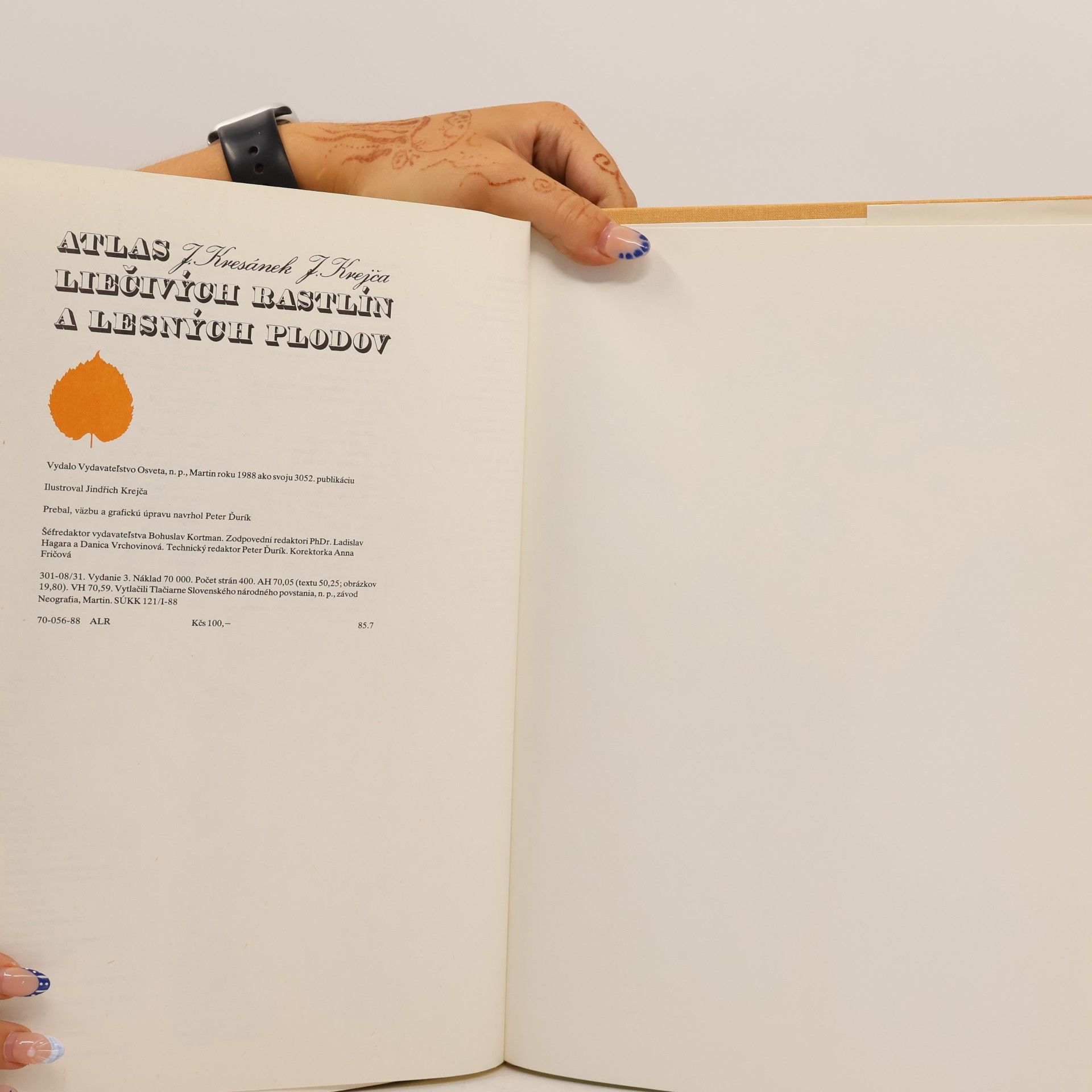 Jaroslav Kresánek Atlas liečivých rastlín a lesných plodov