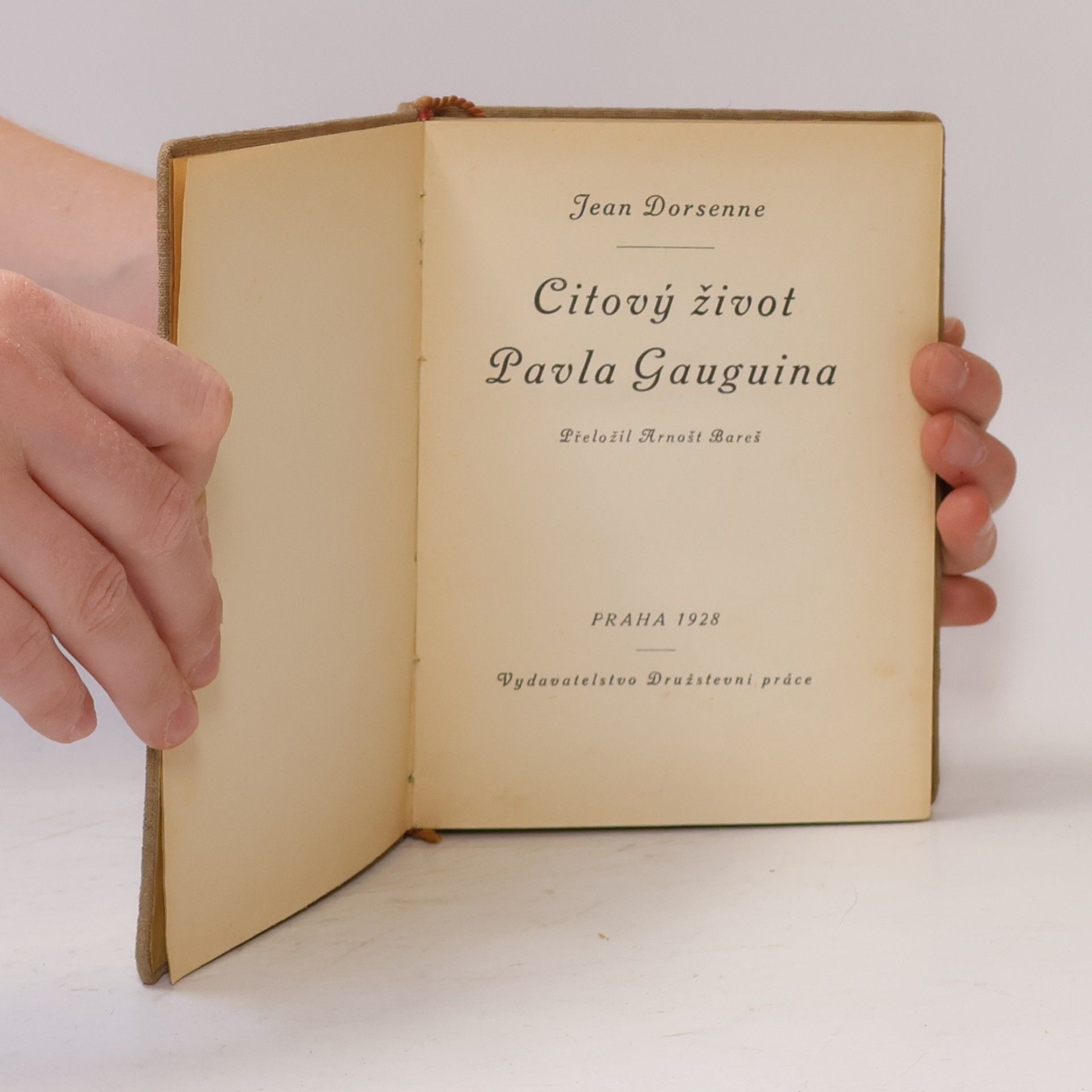 Jean Dorsenne Citový život Pavla Gauguina