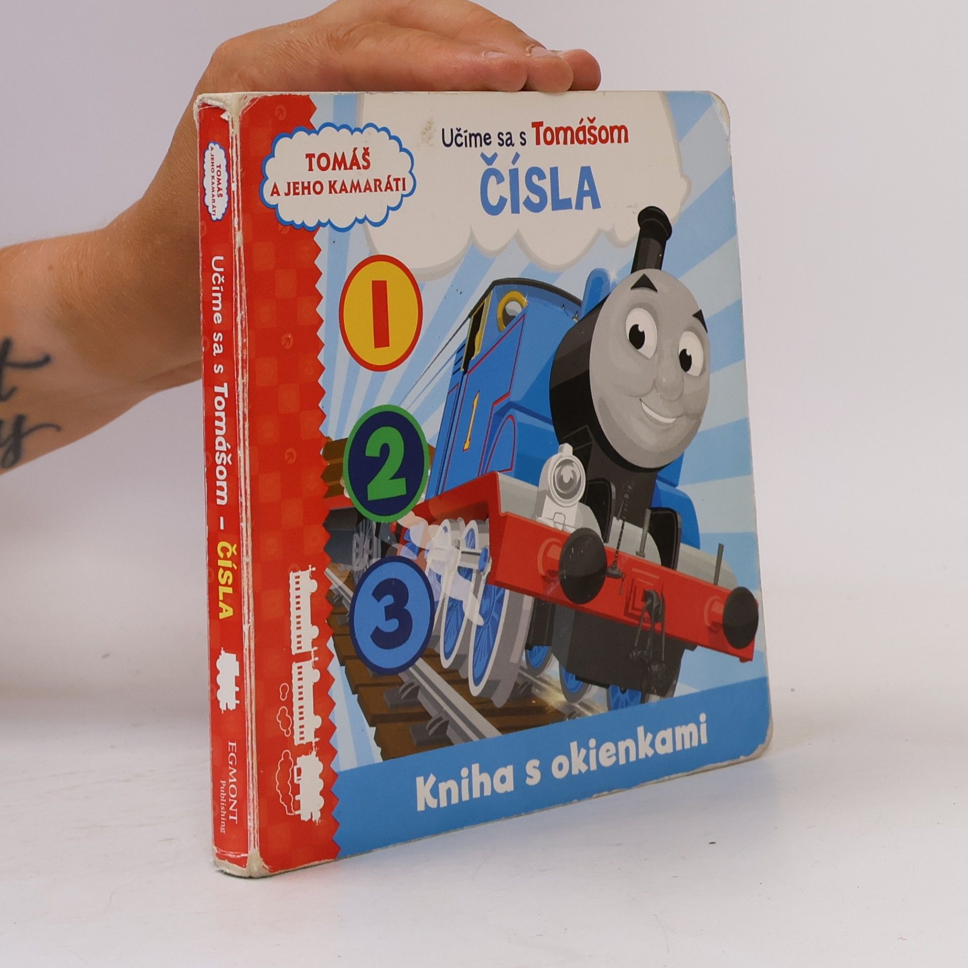 Collectif d'auteurs Učíme sa s Tomášom čísla : kniha s okienkami