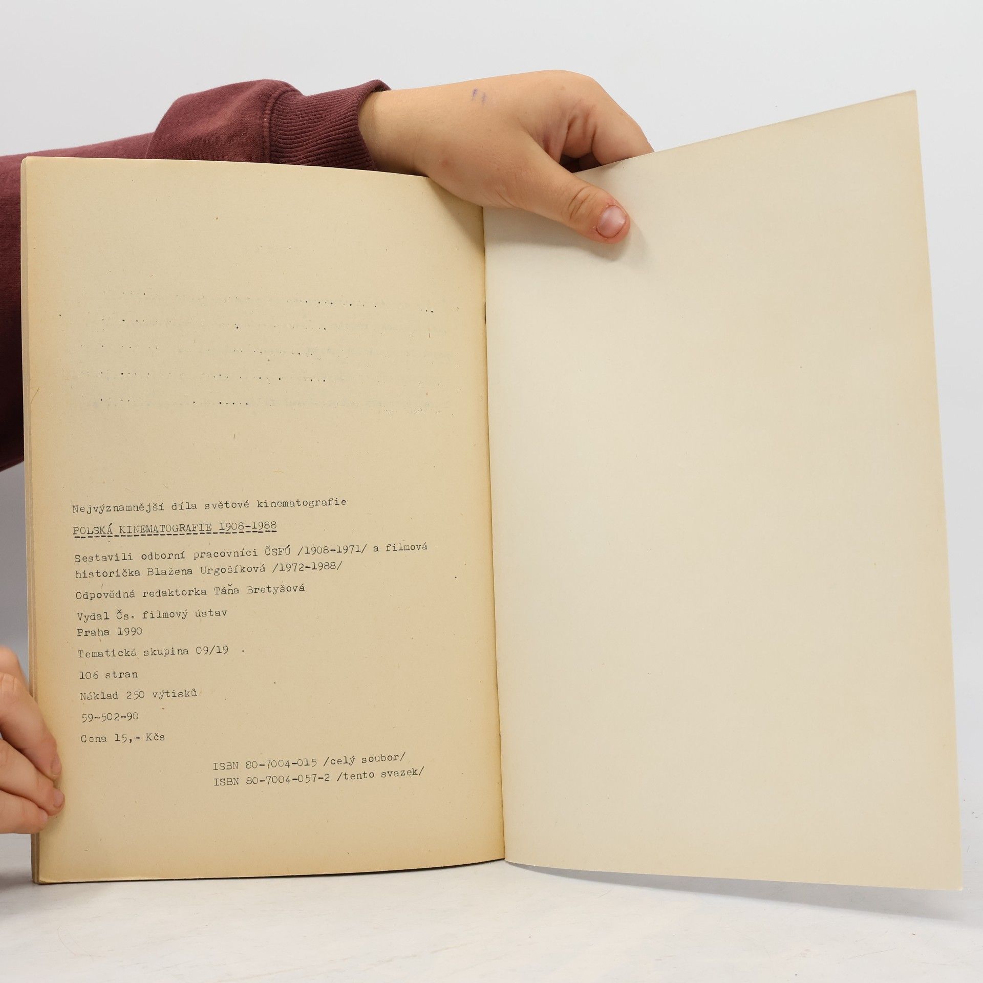 Collectif d'auteurs Polská kinematografie 1908-1988