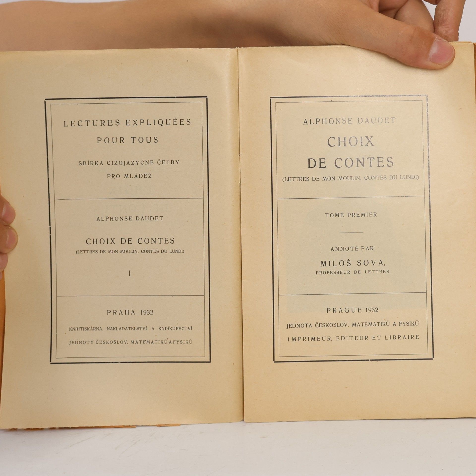 Alphonse Daudet Choix de contes I