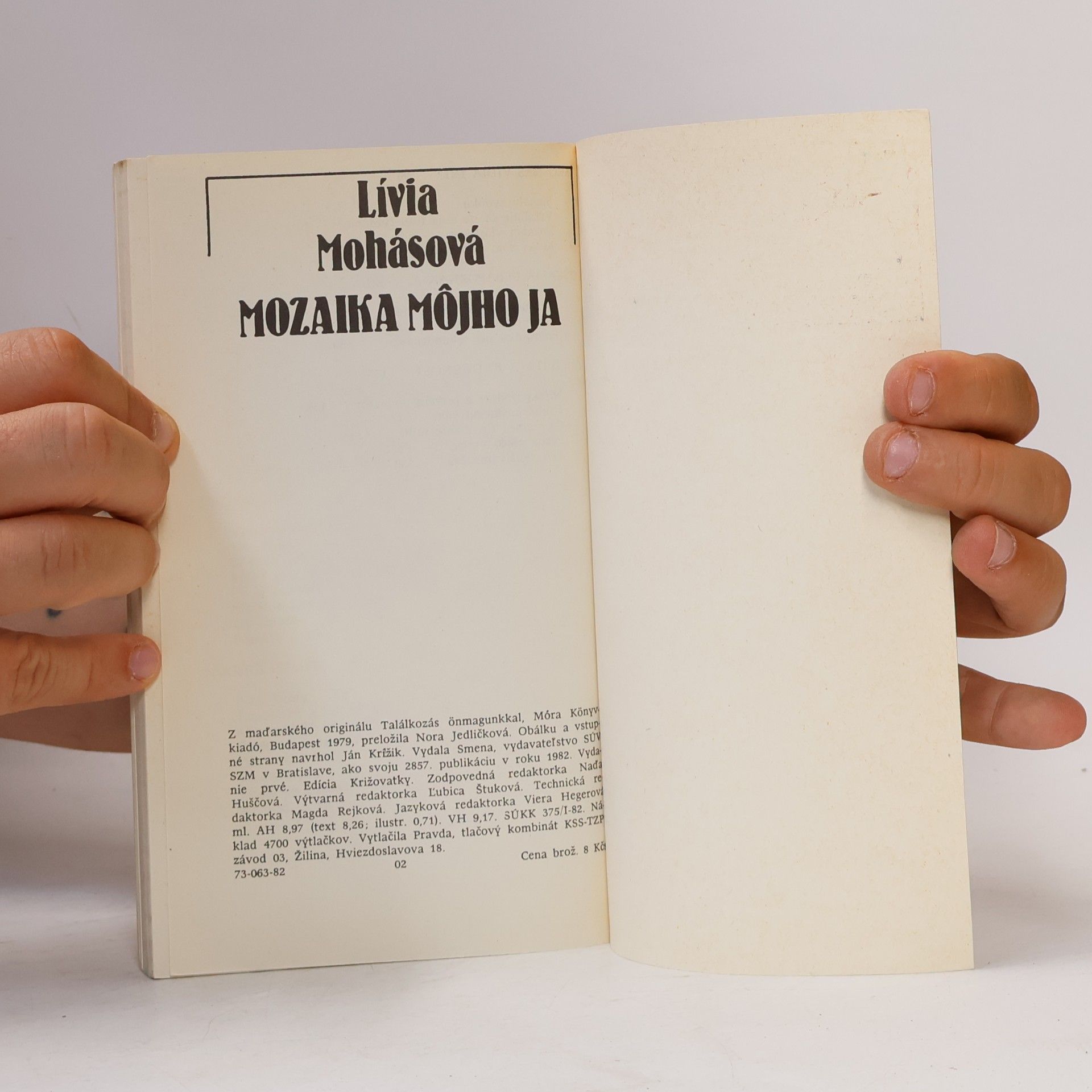 Lívia Mohásová Mozaika môjho ja