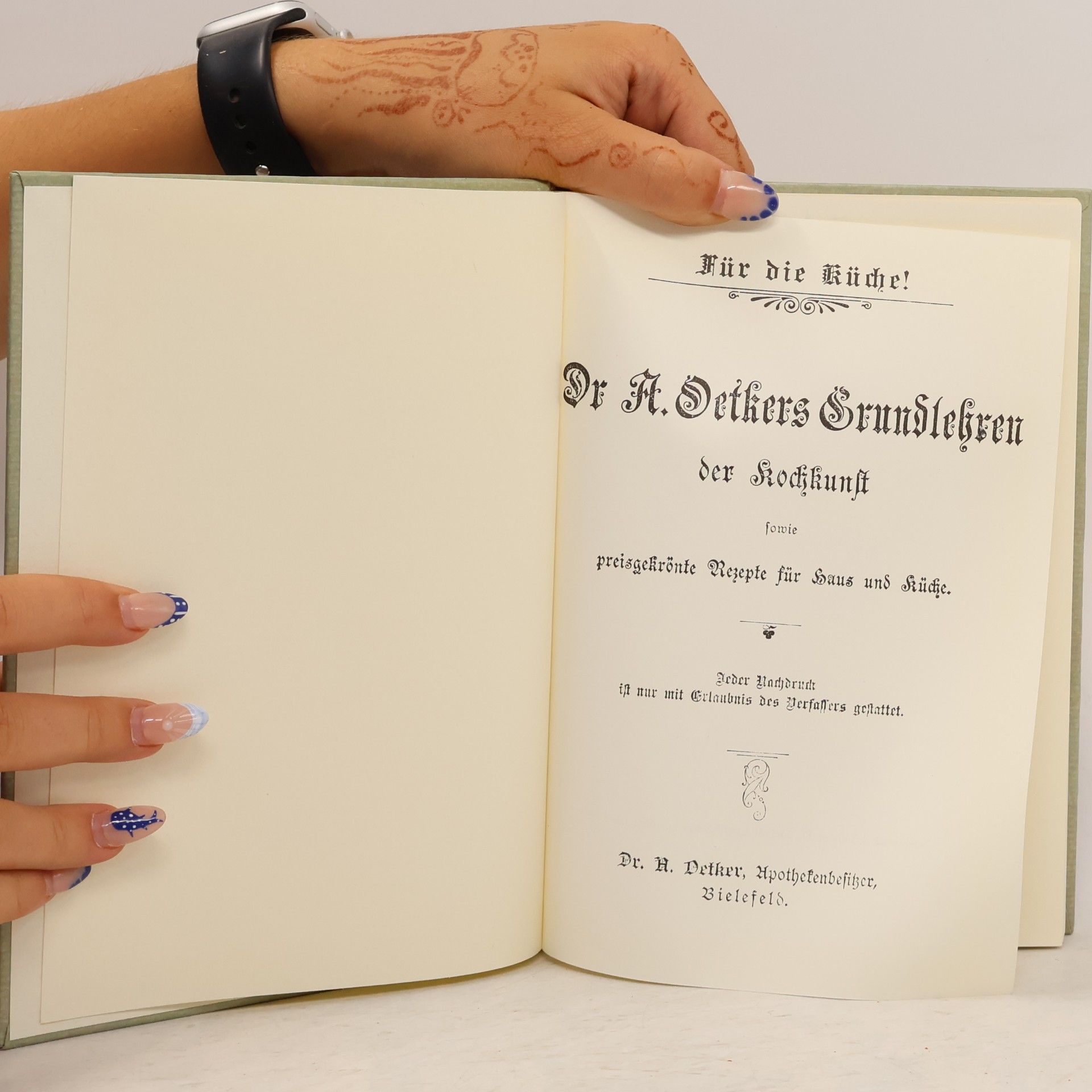 Autorenkollektiv Dr. A. Oetkers Grundlehren der Kochkunst sowie preisgekrönte Rezepte für Haus und Küche