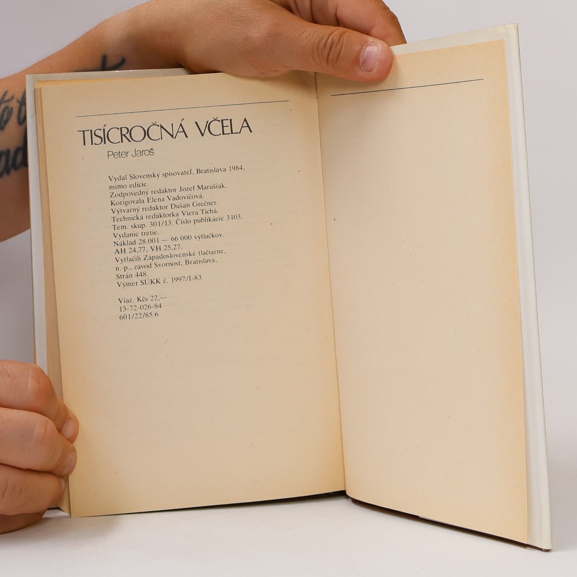 Peter Jaroš Tisícročná včela