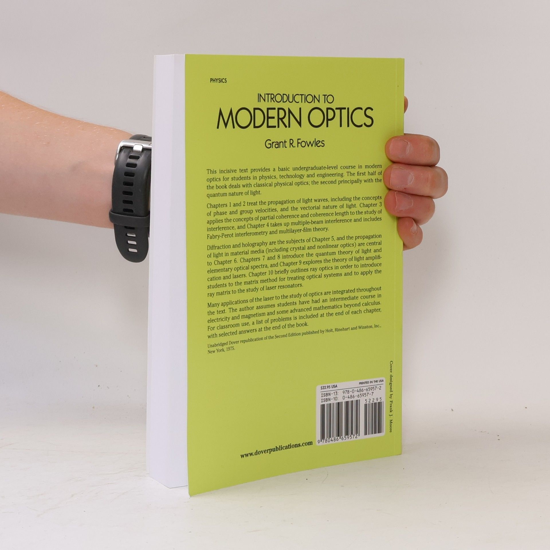Grant R. Fowles Introduction to modern optics