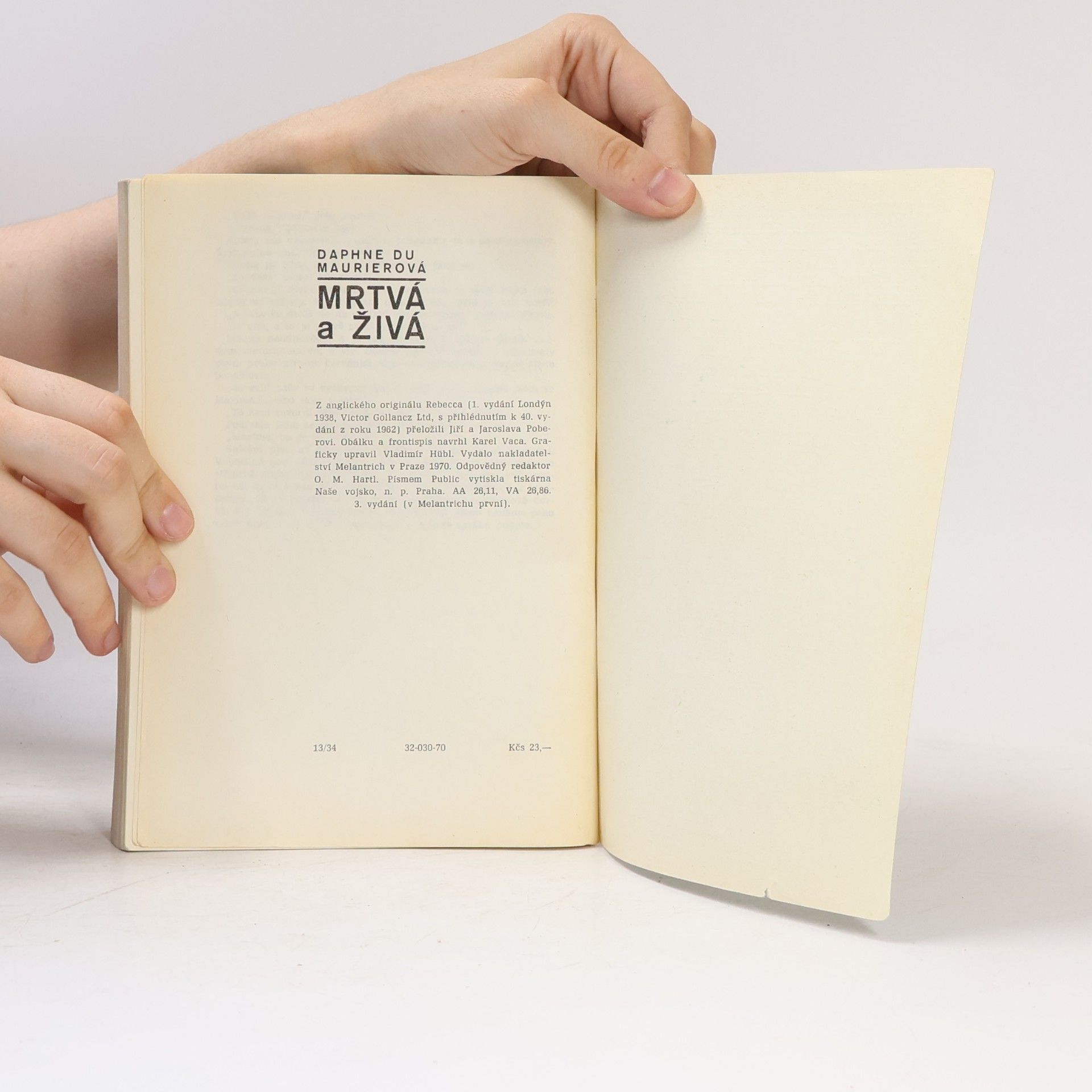Daphne du Maurierová Mrtvá a živá