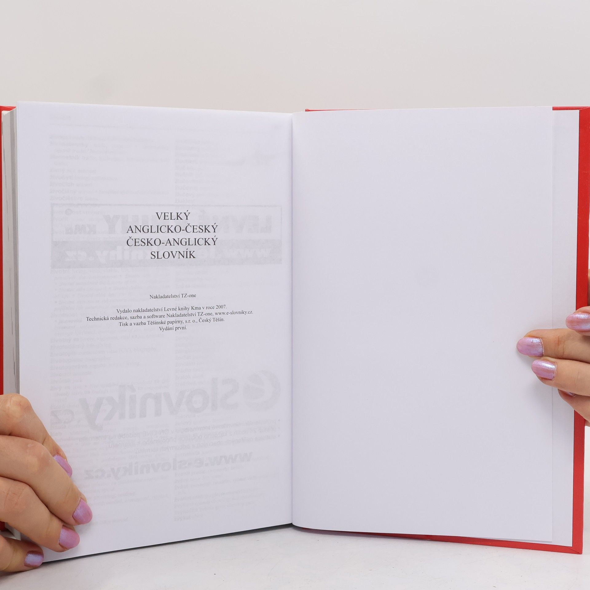 Tomáš Zahradníček Velký anglicko-český, česko-anglický slovník. Comprehensive English-Czech, Czech-English Dictionary