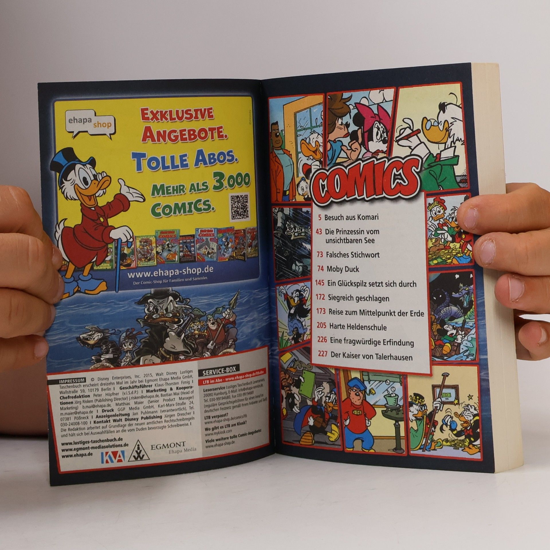 Walt Disney Lustiges Taschenbuch 467. Moby Duck