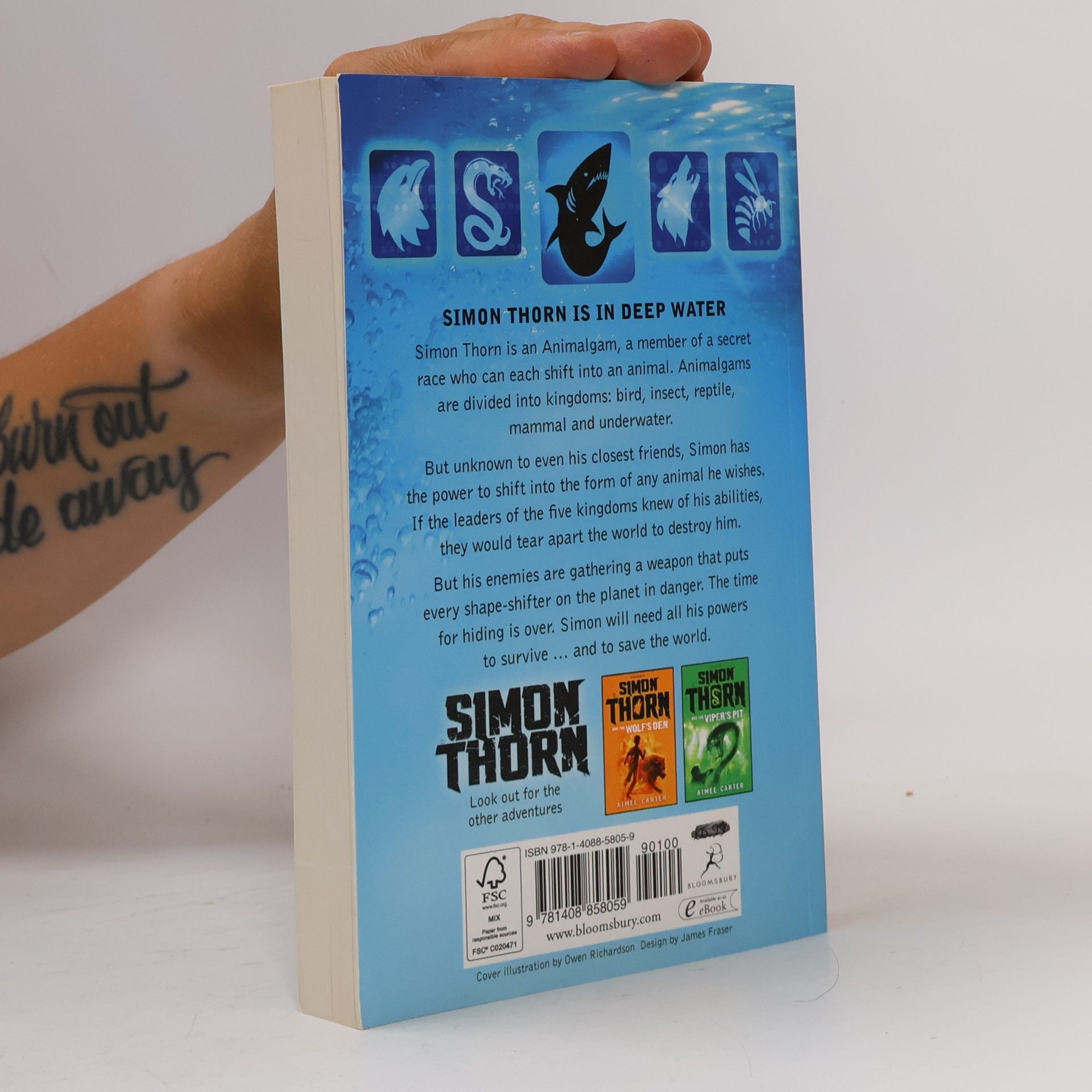 Aimee Carter Simon Thorn and the Shark's Cave