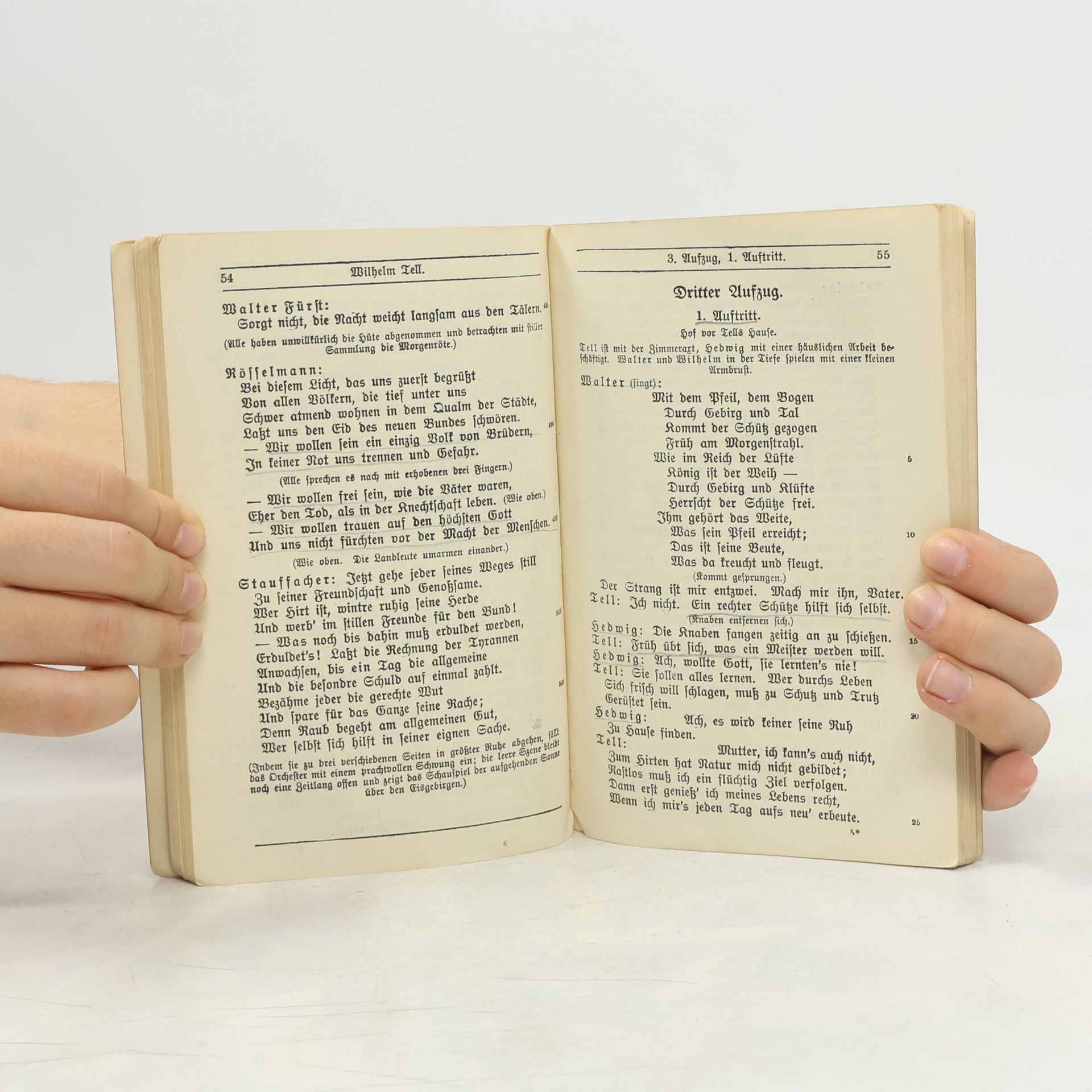 Friedrich Schiller Weises Deutsche Bücherei 3: Wilhelm Tell