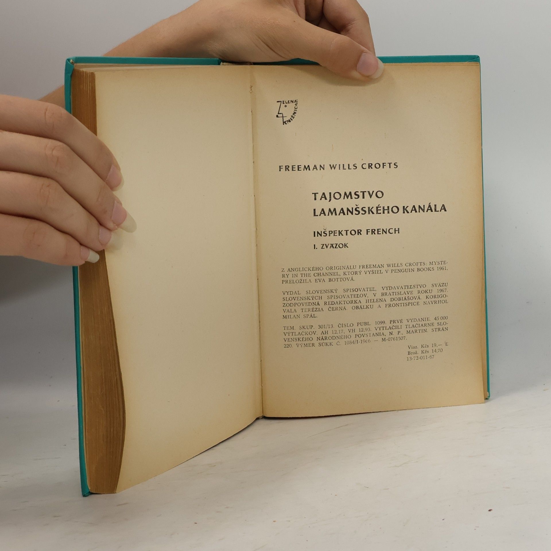 Freeman Wills Crofts Inšpektor French I