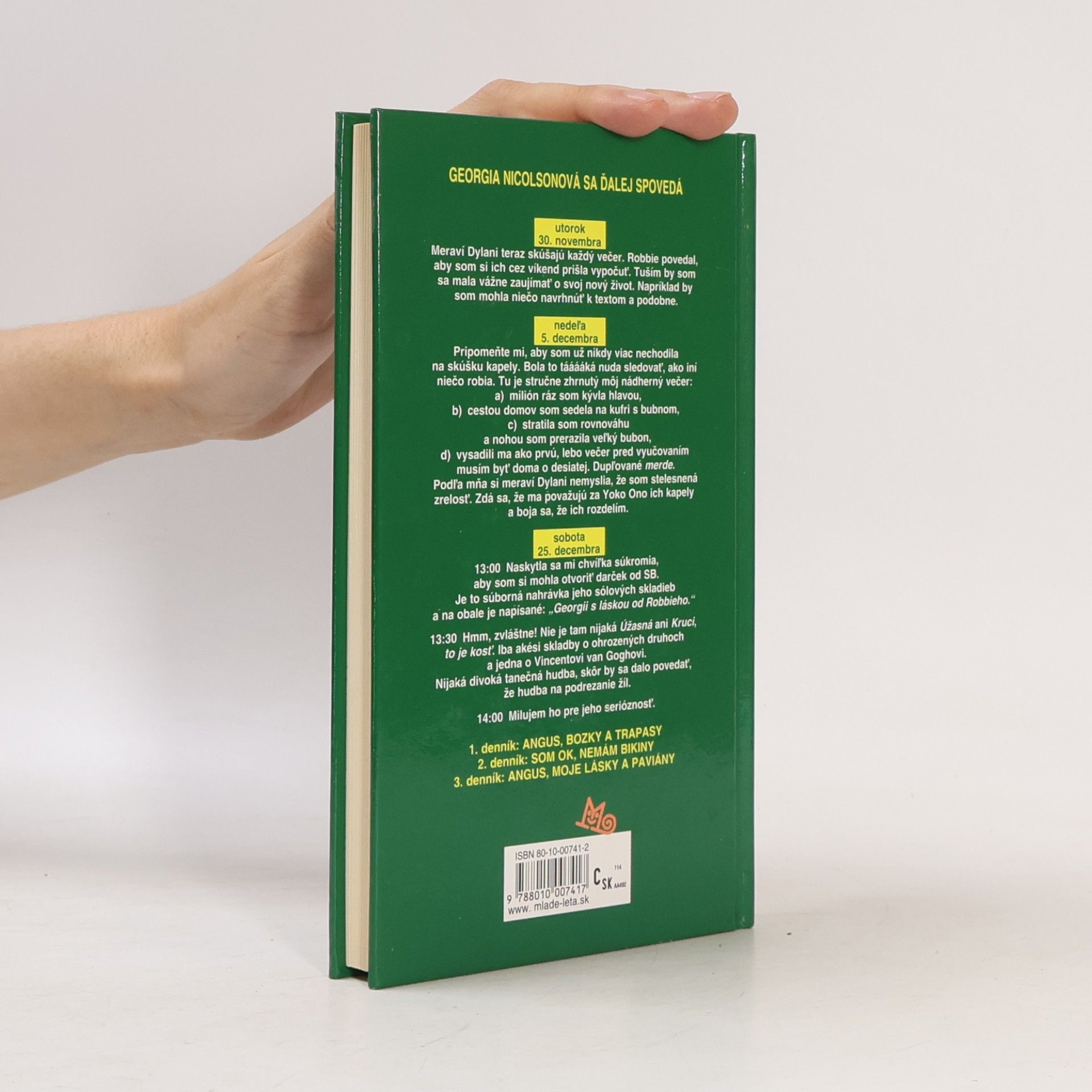 Louise Rennison Angus, sloboda a Hamburgeráci