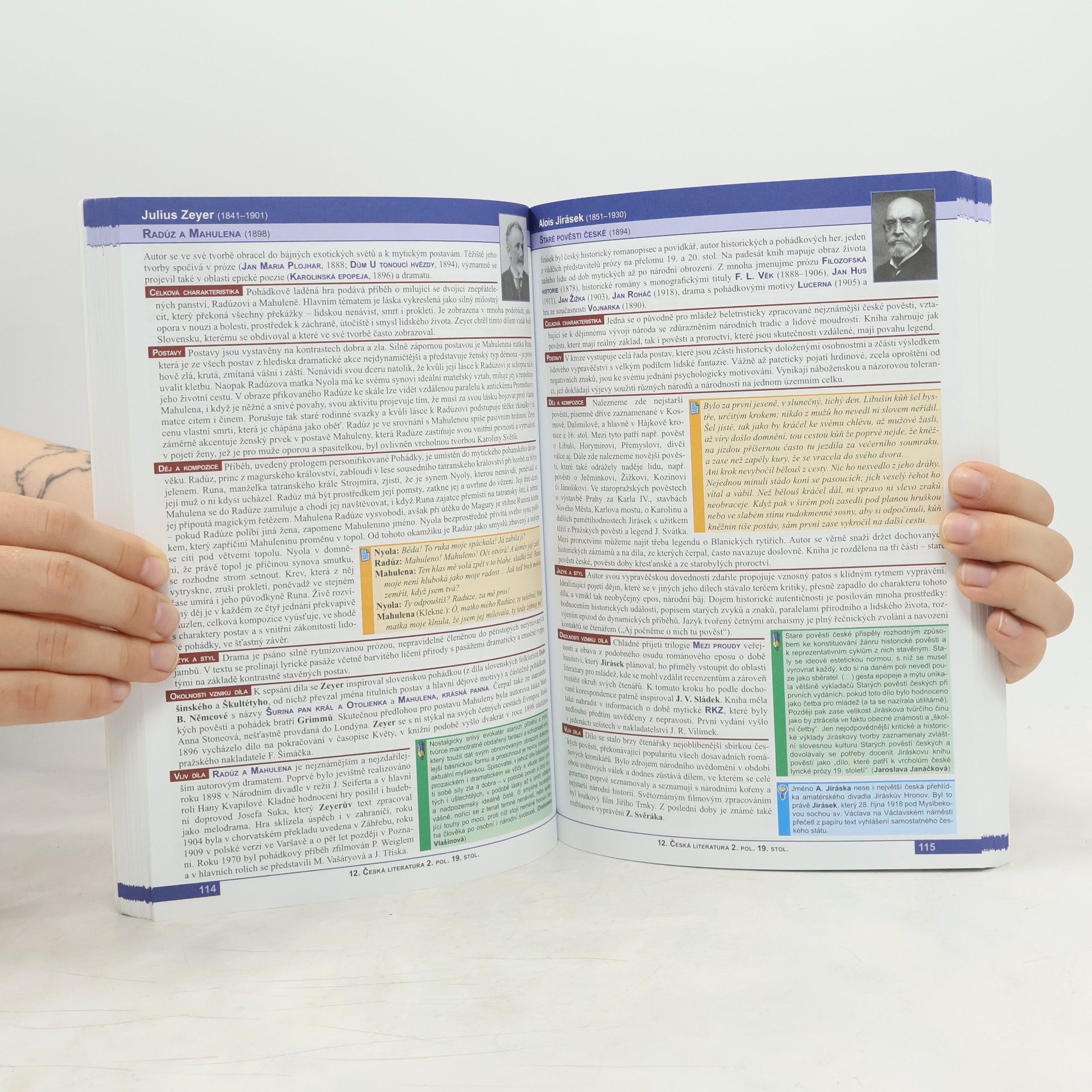 Otakar Slanař Obsahy a rozbory děl. K Literatuře - přehledu SŠ učiva