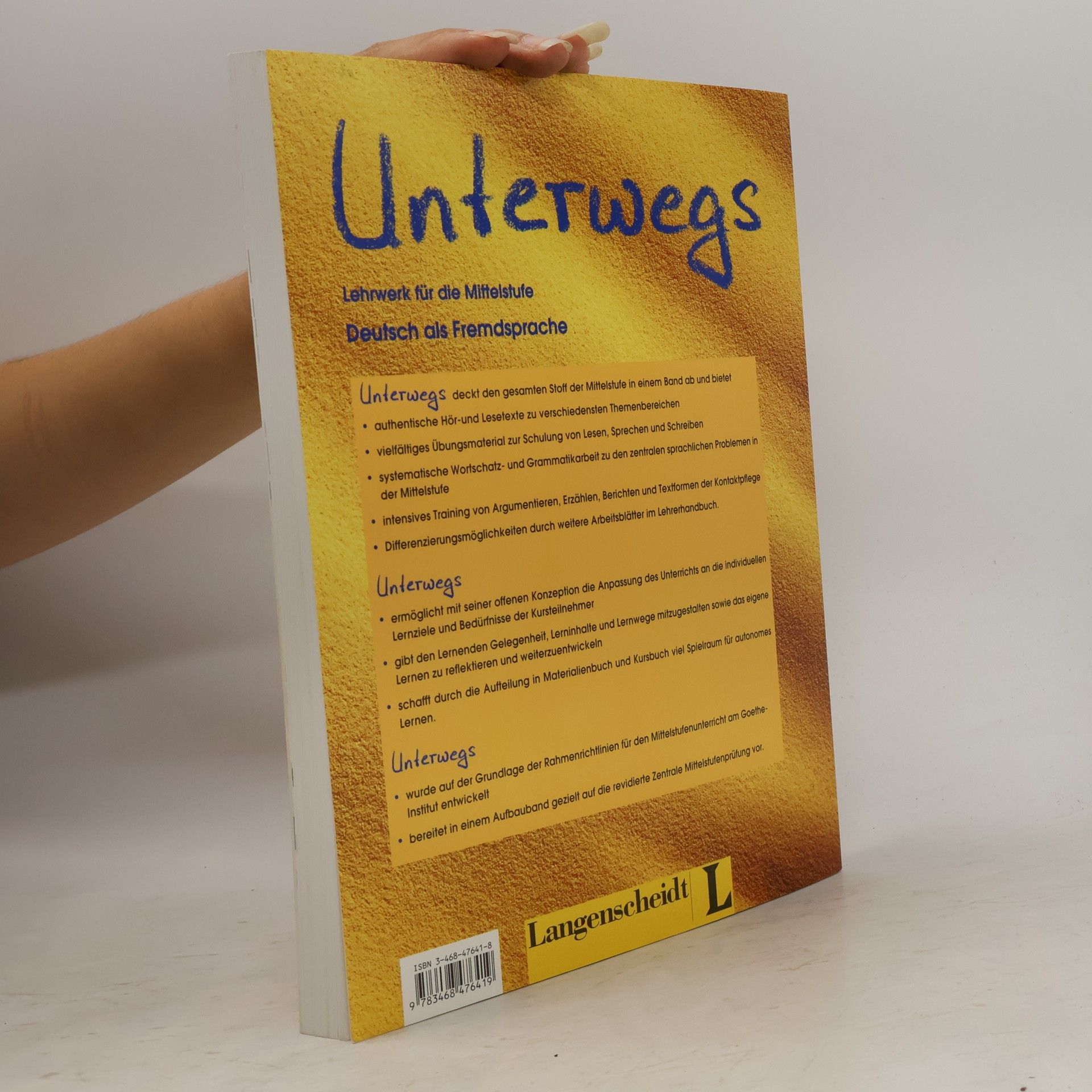 Clemens Bahlmann Unterwegs: Lehrwerk für die Mittelstufe, Deutsch als Fremdsprache. Kursbuch