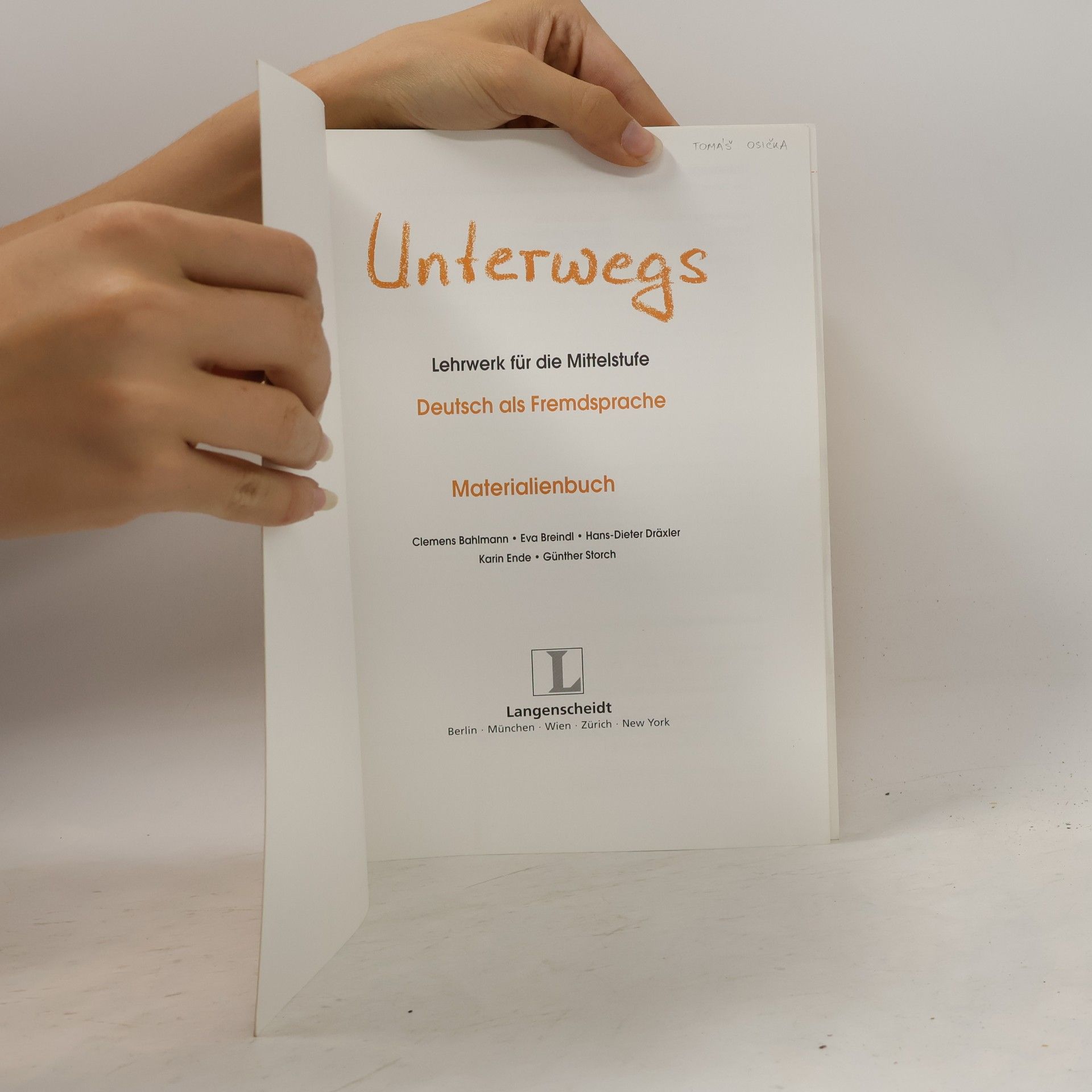 Clemens Bahlmann Unterwegs: Lehrwerk fur die Mittelstufe. Deutsch als Fremdsprache. Materialienbuch